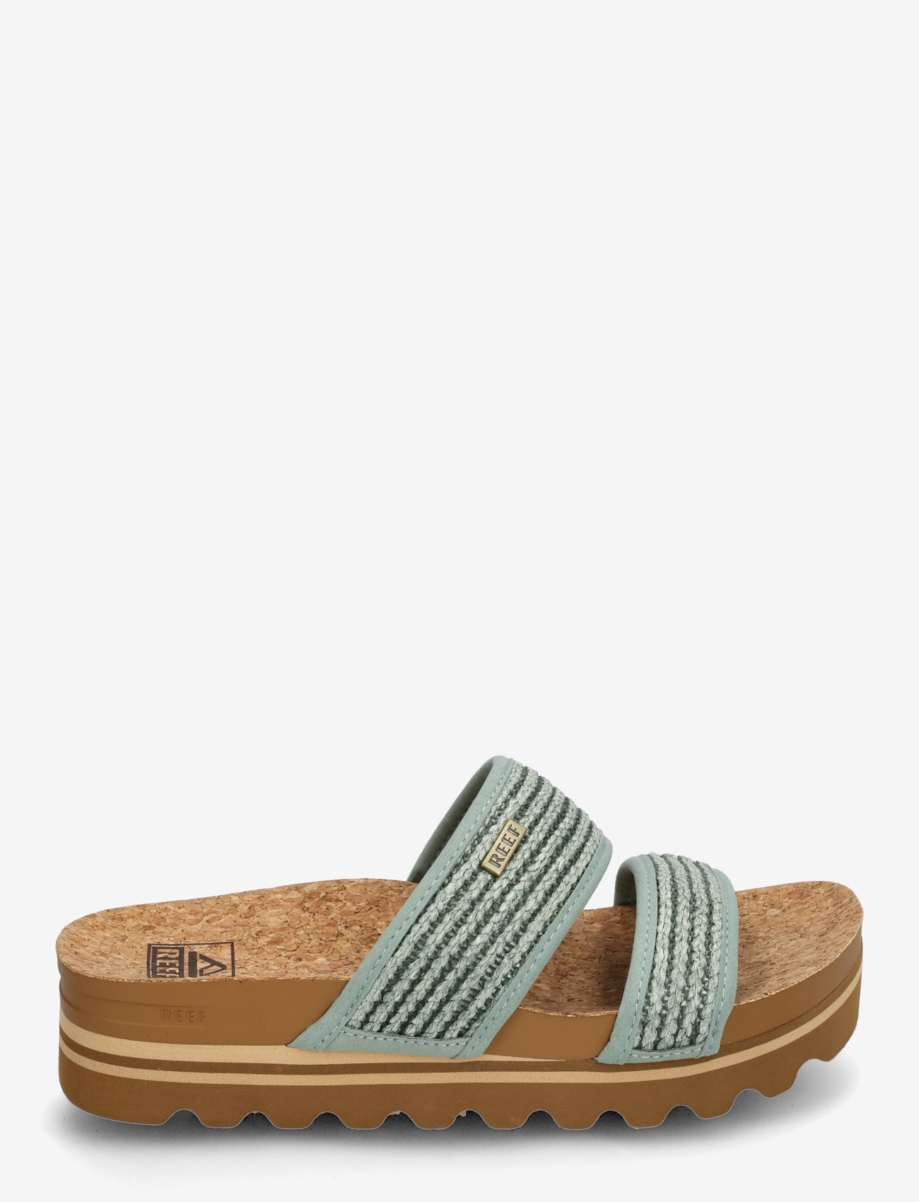 REEF - CUSHION VISTA HI - sandalen & hausschuhe - frosty raffia - 2