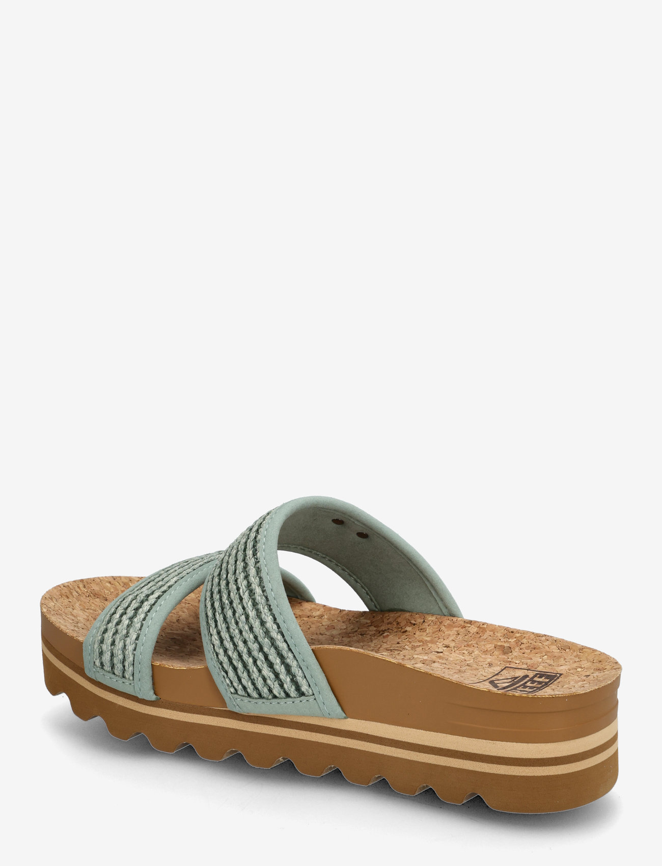 REEF - CUSHION VISTA HI - sandalen & hausschuhe - frosty raffia - 3