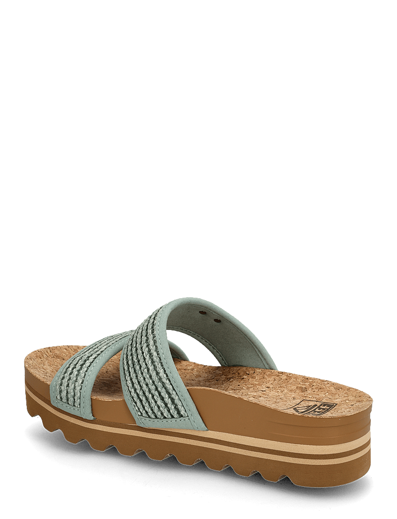 REEF - CUSHION VISTA HI - sandalen & hausschuhe - frosty raffia - 3