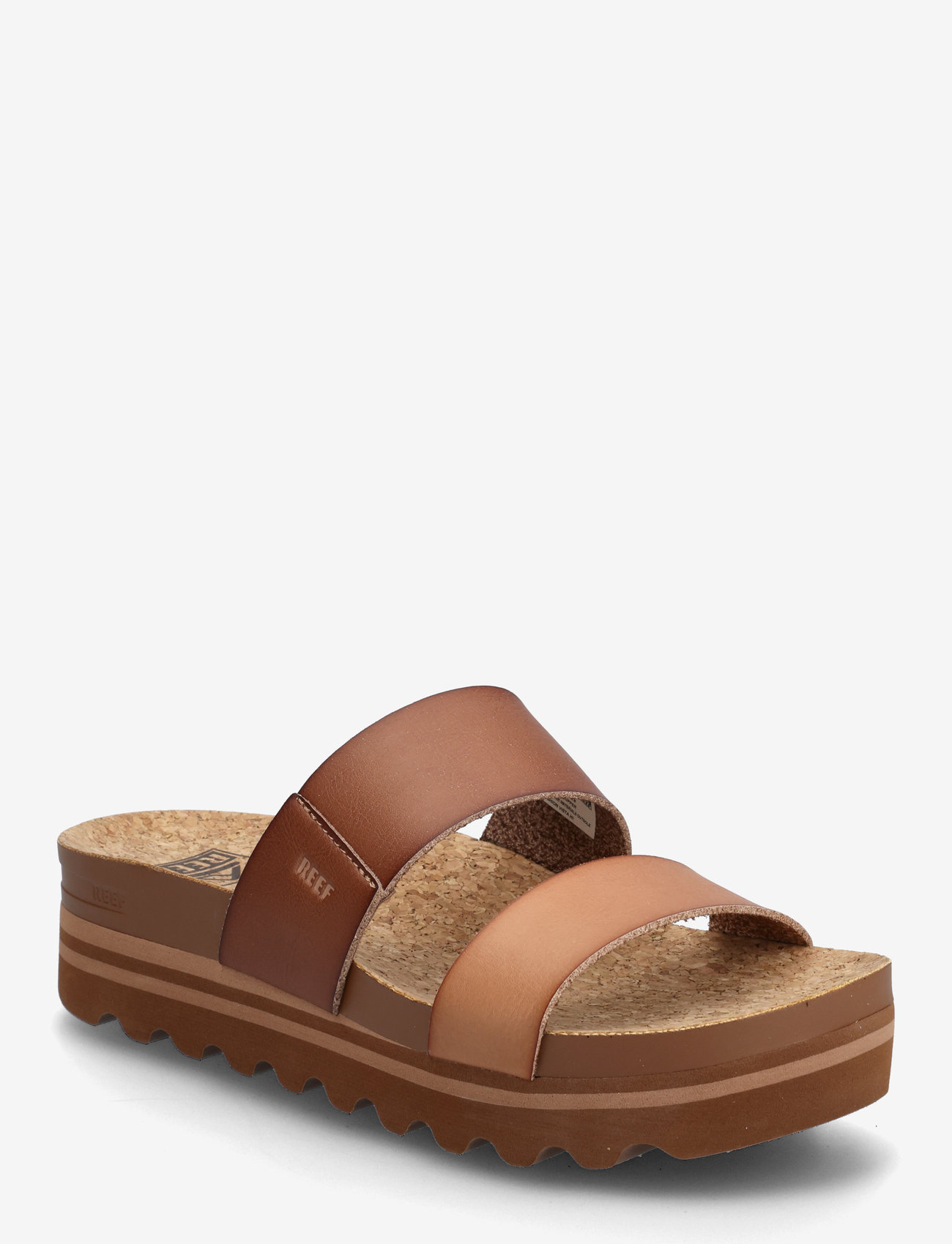 REEF - CUSHION VISTA HI - casual slippers en sandalen - espresso duo - 1