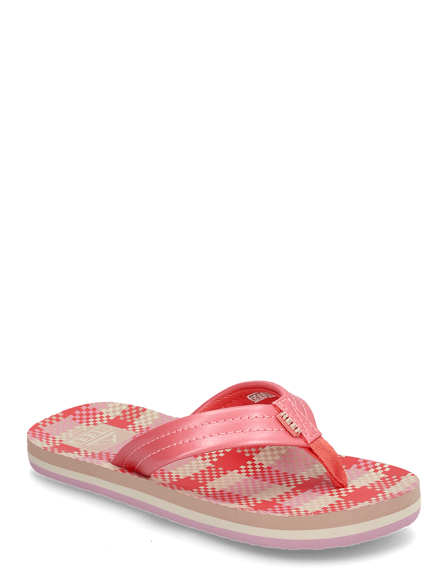 REEF - KIDS AHI - flip-flops - pink plaid - 0
