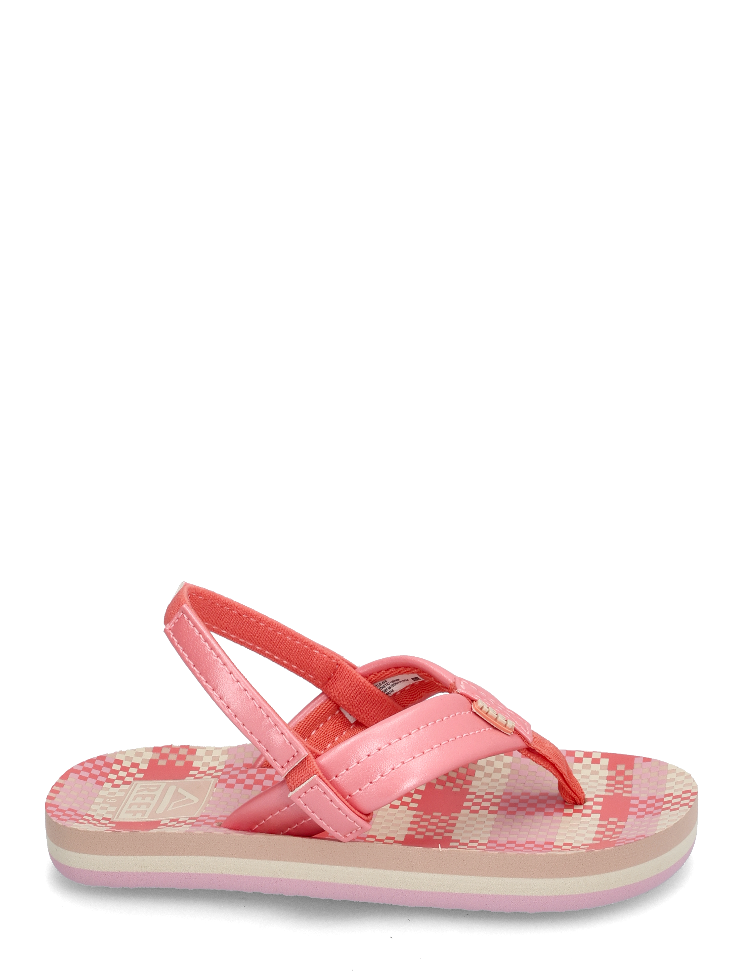 REEF - LITTLE AHI - flip-flops - pink plaid - 2