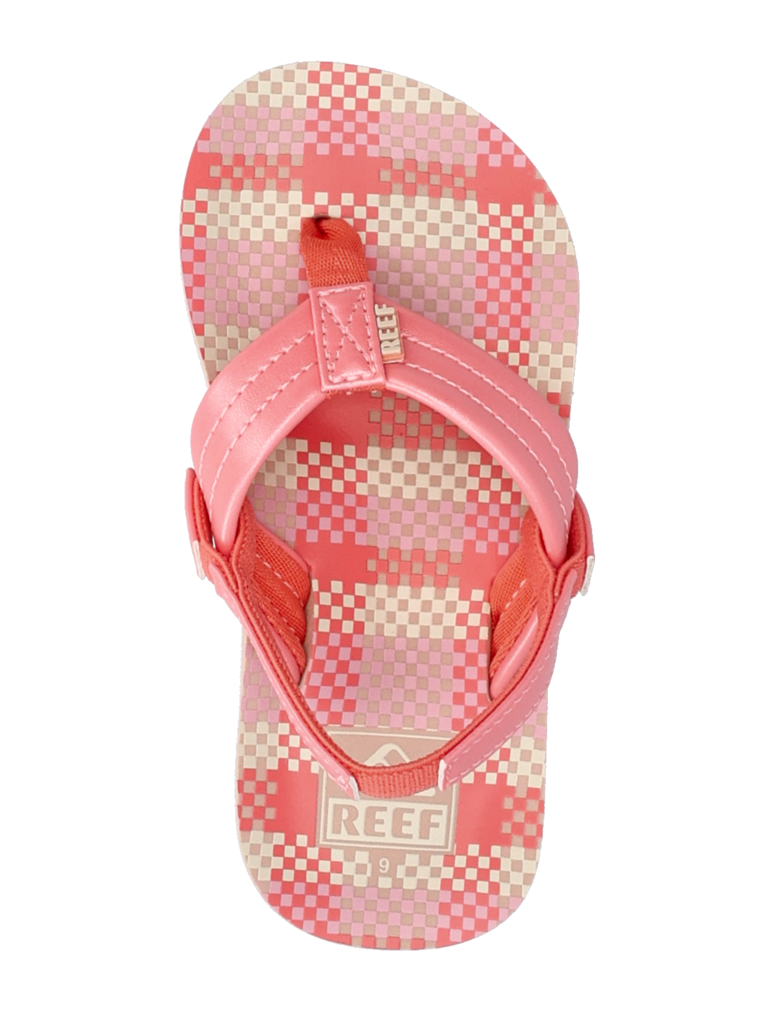 REEF - LITTLE AHI - flip-flops - pink plaid - 4