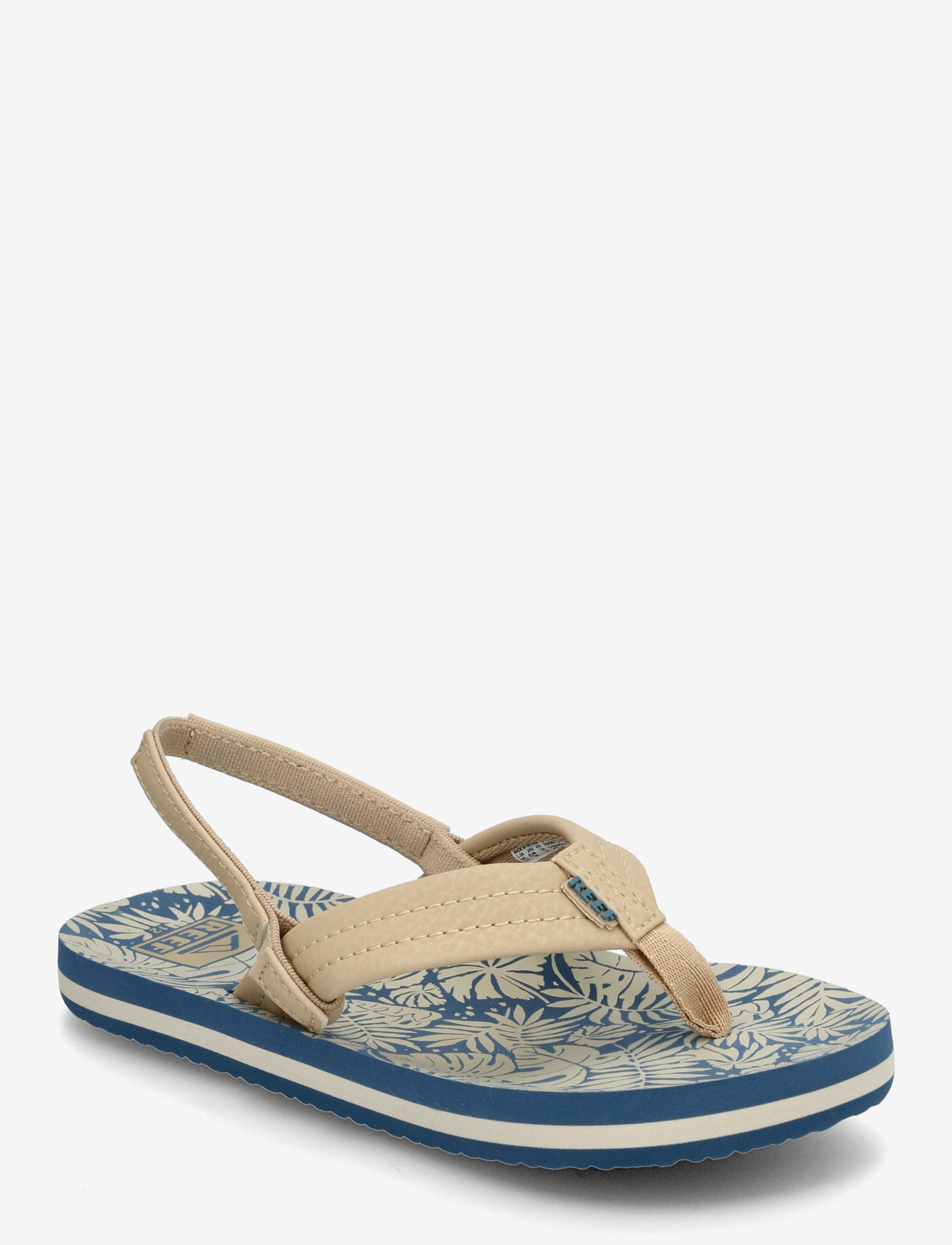 REEF - LITTLE AHI - flip-flops - blue/tan palm - 0