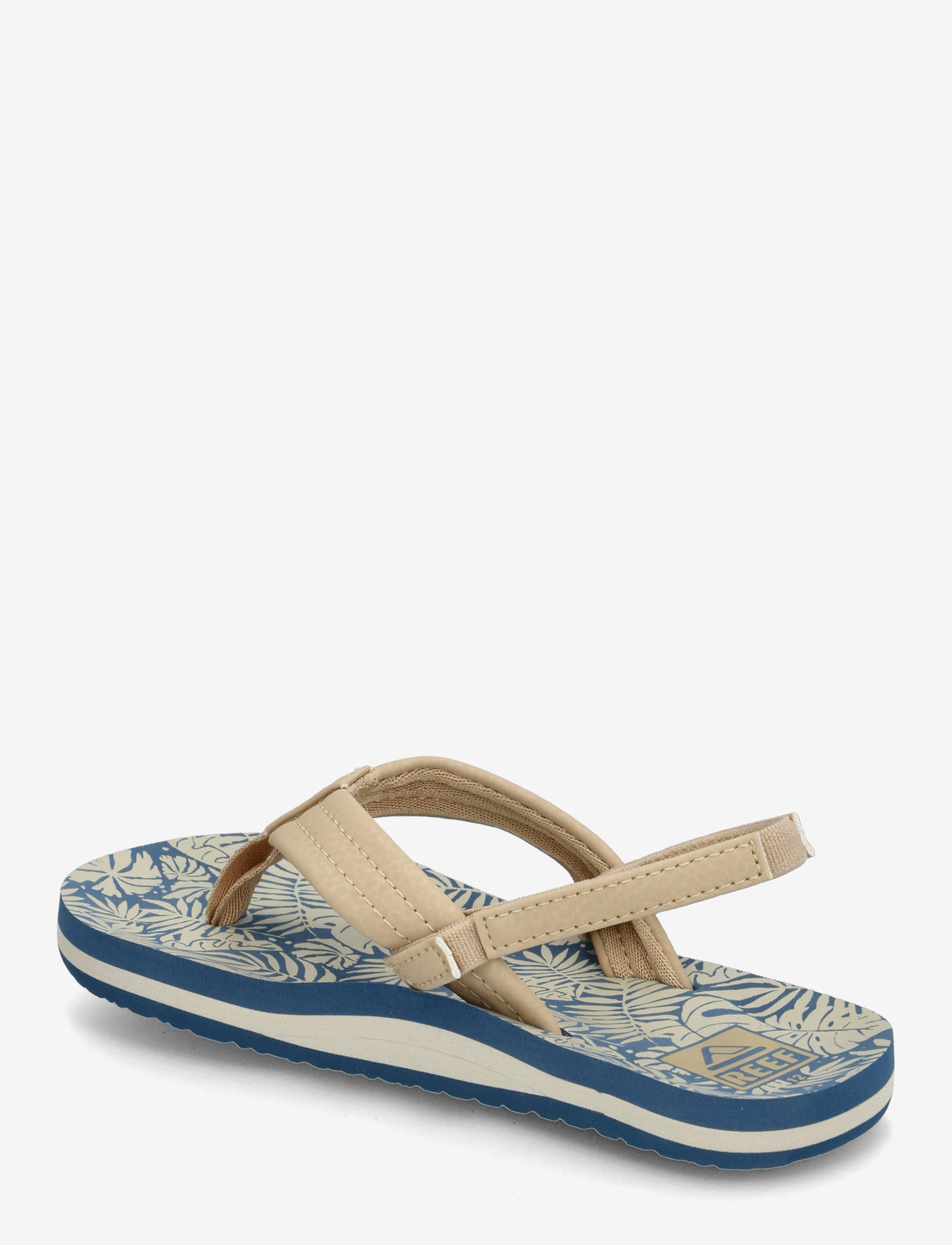 REEF - LITTLE AHI - flip-flops - blue/tan palm - 2