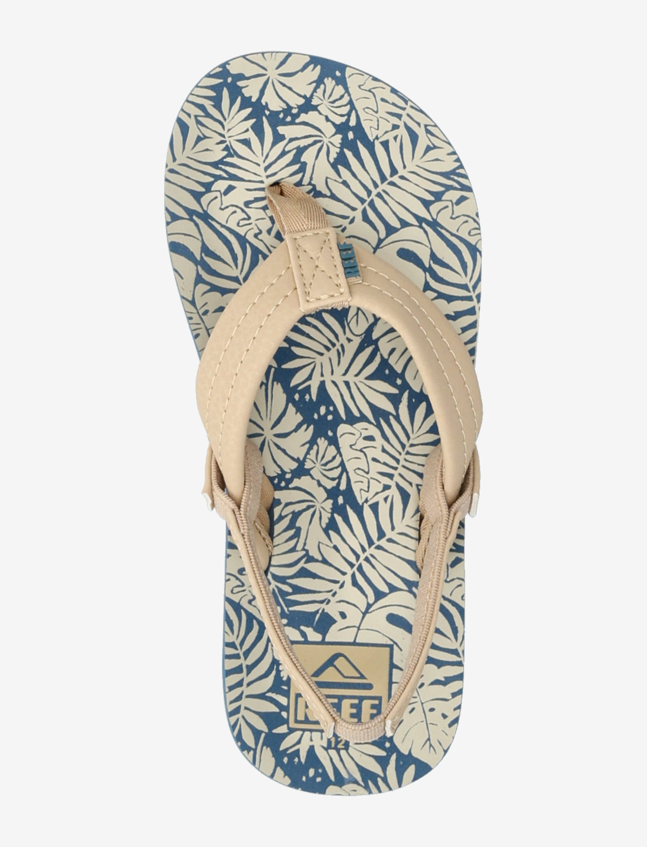 REEF - LITTLE AHI - flip-flops - blue/tan palm - 3