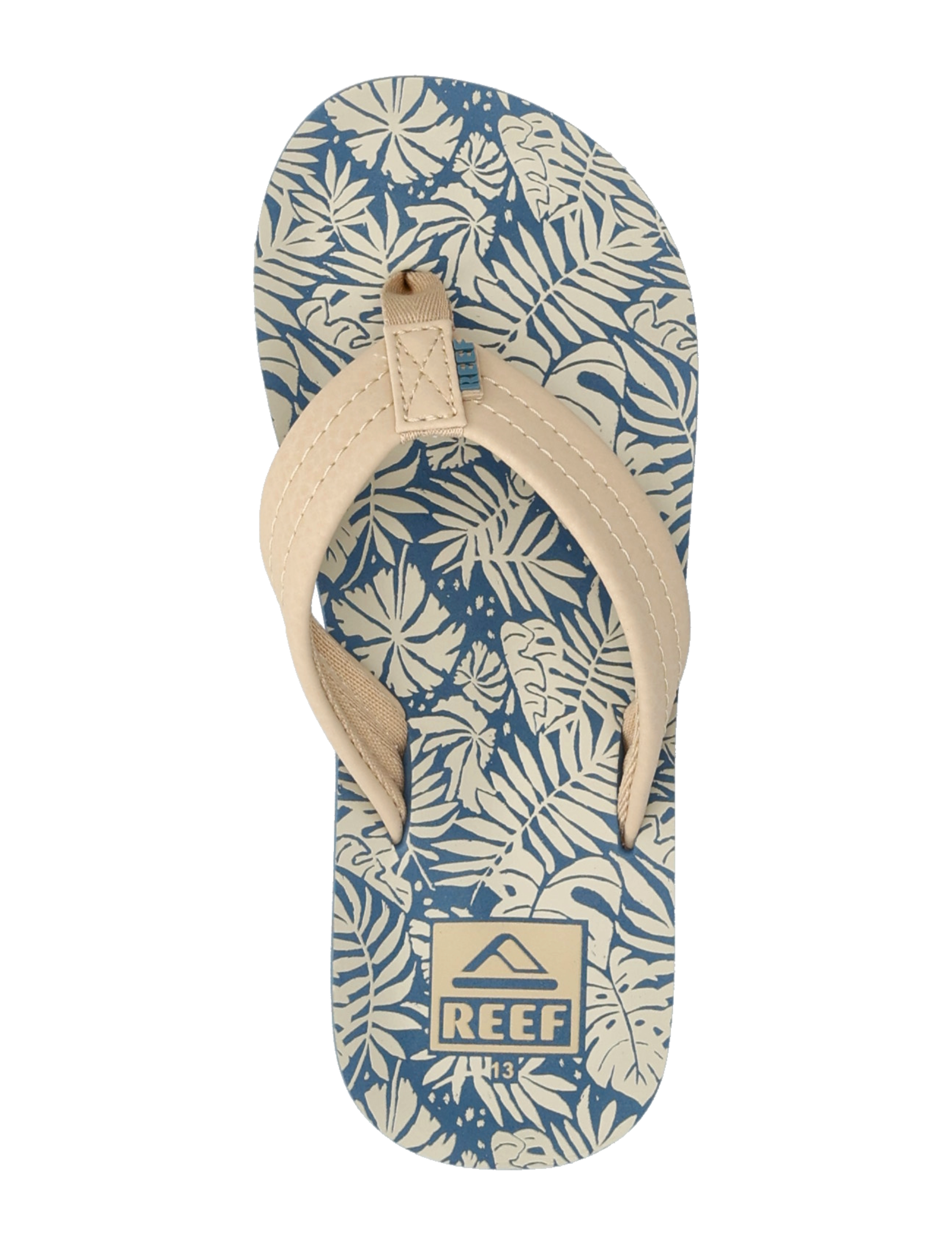 REEF - KIDS AHI - gode sommertilbud - blue/tan palm - 3