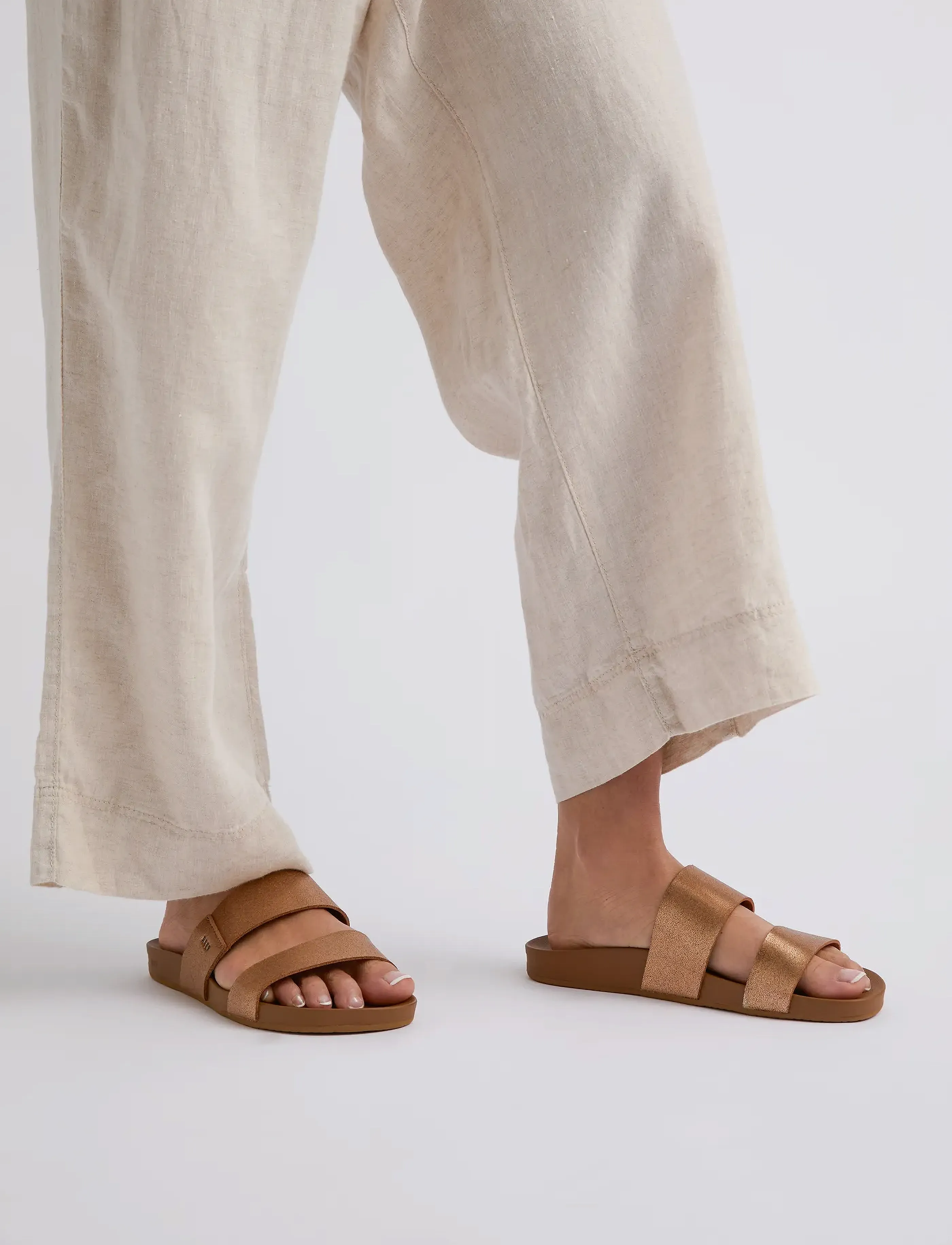 REEF Cushion Vista, Kvinder, Slide Sandaler, Guld, Str: 38.5