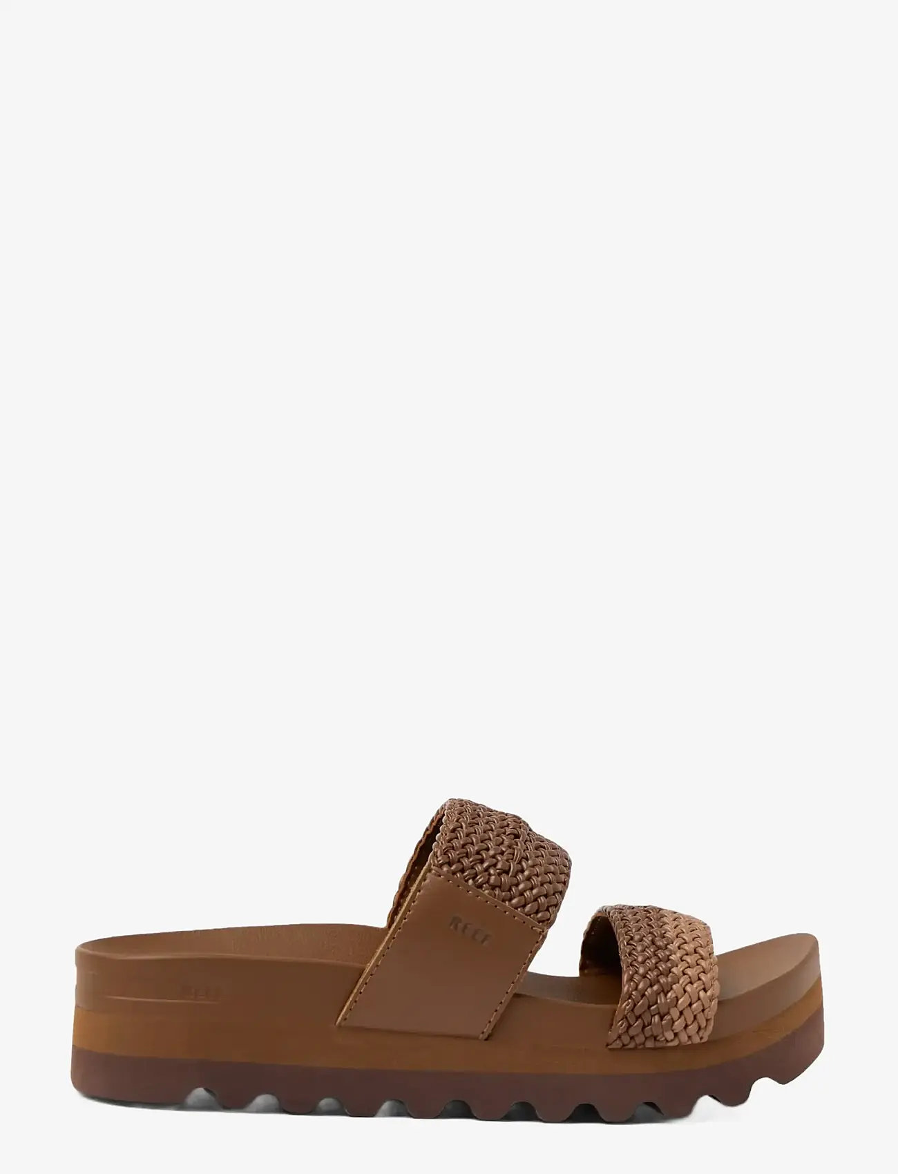 REEF - CUSHION VISTA HI - casual sandaler - chocolate/tan braid - 1