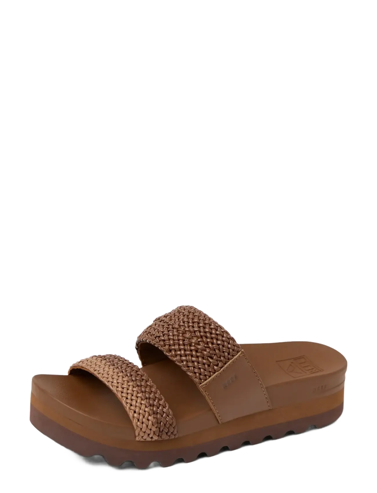 REEF - CUSHION VISTA HI - casual sandals - chocolate/tan braid - 2