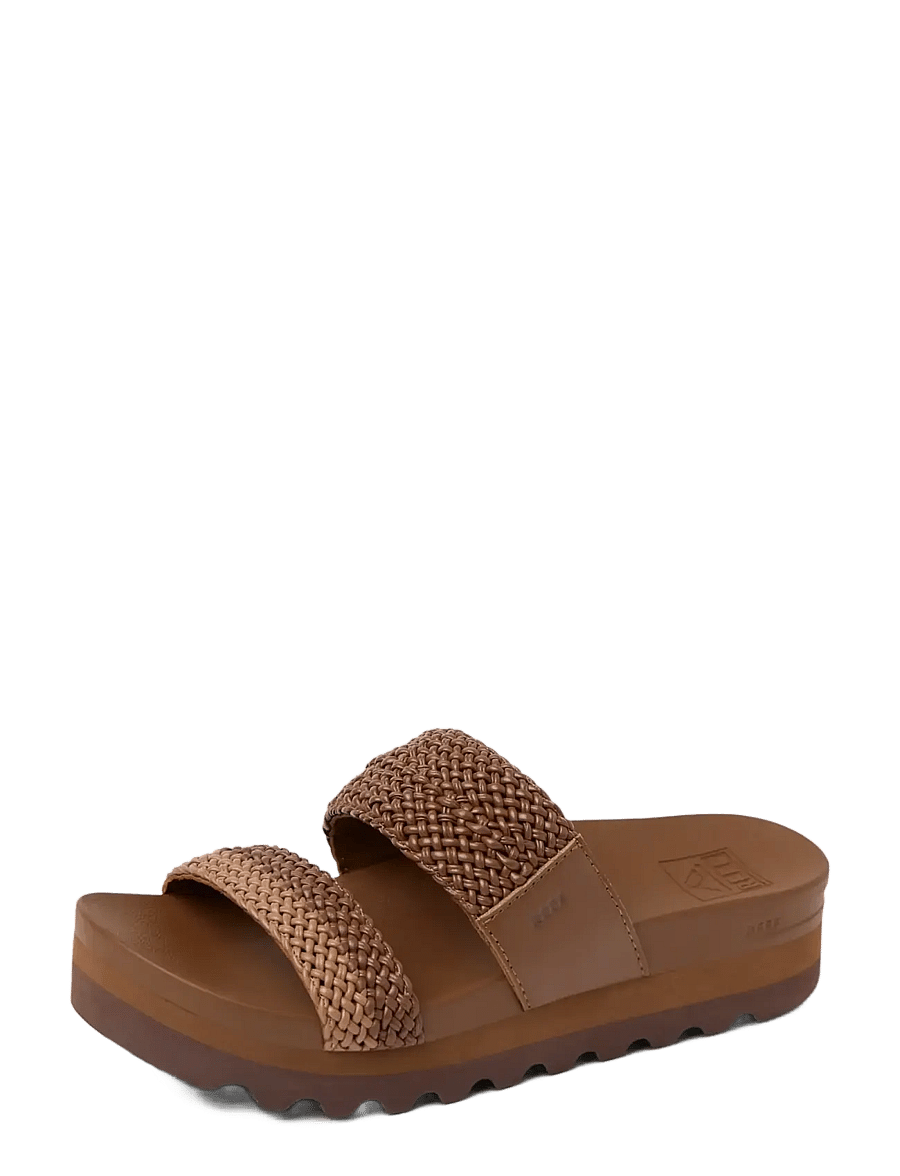 REEF - CUSHION VISTA HI - lässige sandalen - chocolate/tan braid - 2
