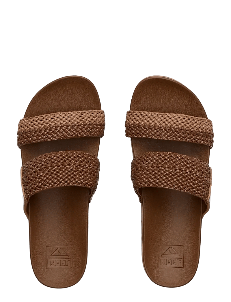REEF - CUSHION VISTA HI - lässige sandalen - chocolate/tan braid - 3