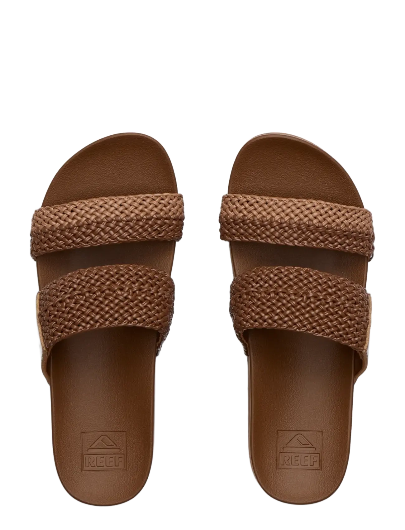 REEF - CUSHION VISTA HI - casual sandals - chocolate/tan braid - 3