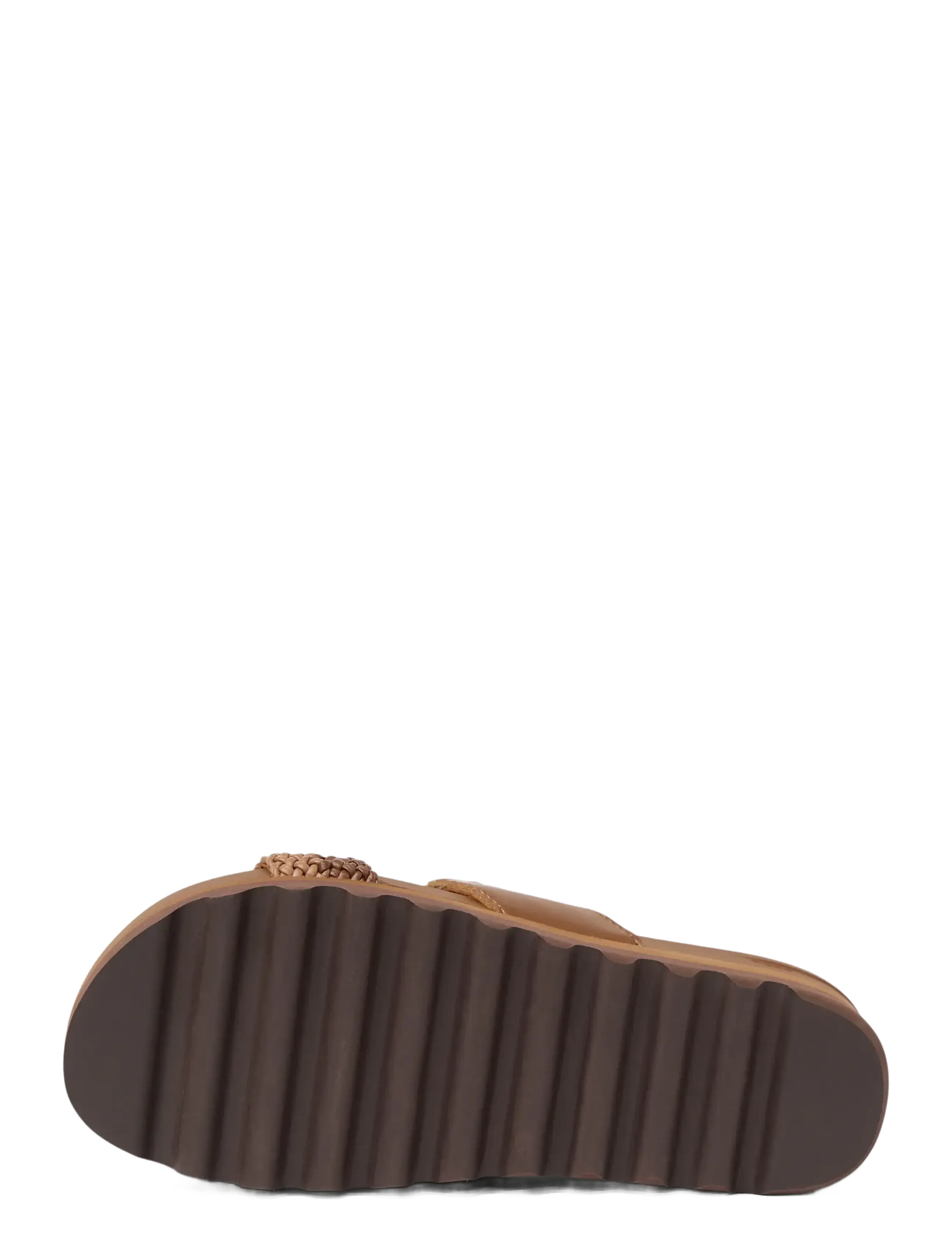 REEF - CUSHION VISTA HI - casual sandals - chocolate/tan braid - 4