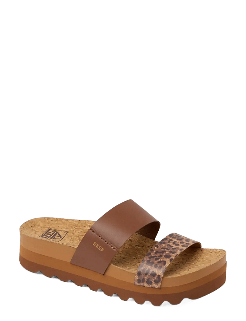 REEF - CUSHION VISTA HI - lässige sandalen - brown/leopard - 0