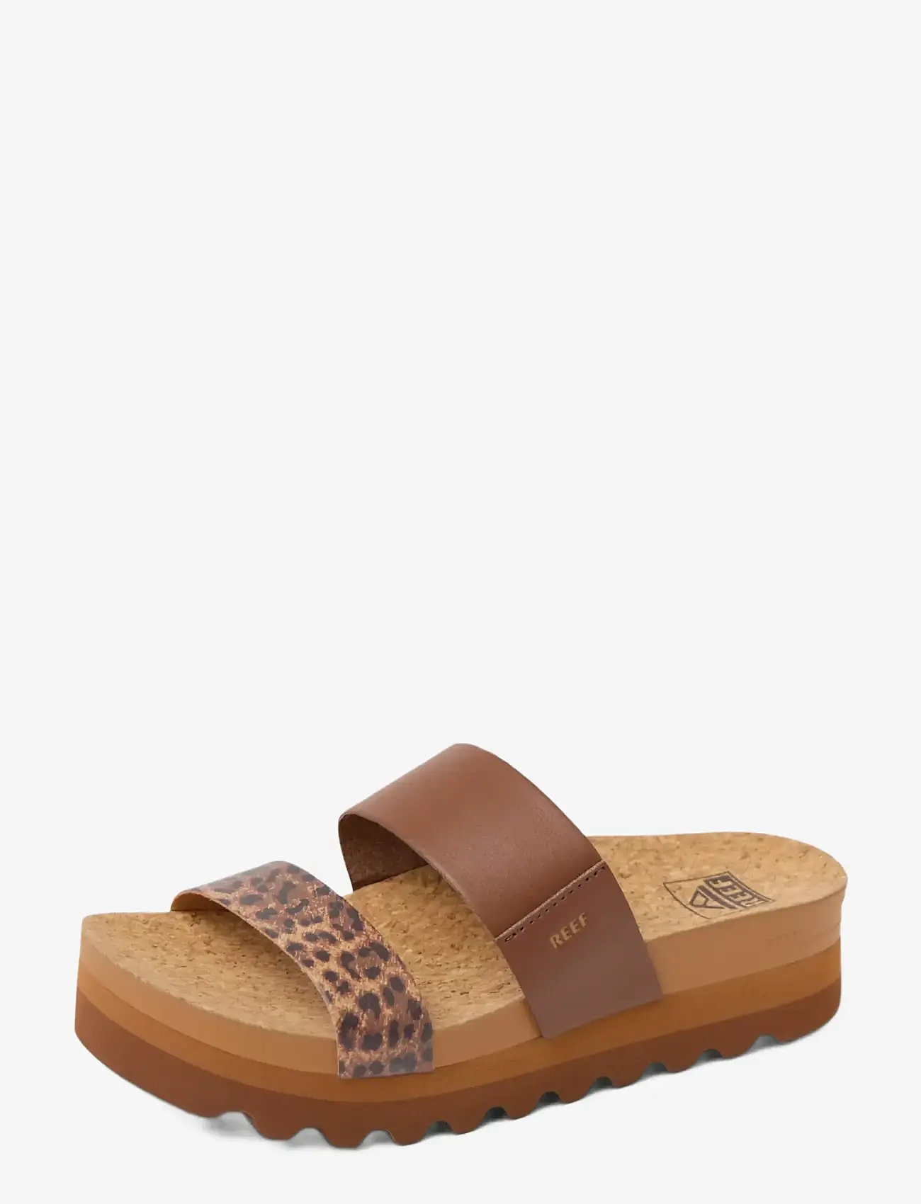 REEF - CUSHION VISTA HI - casual sandals - brown/leopard - 2