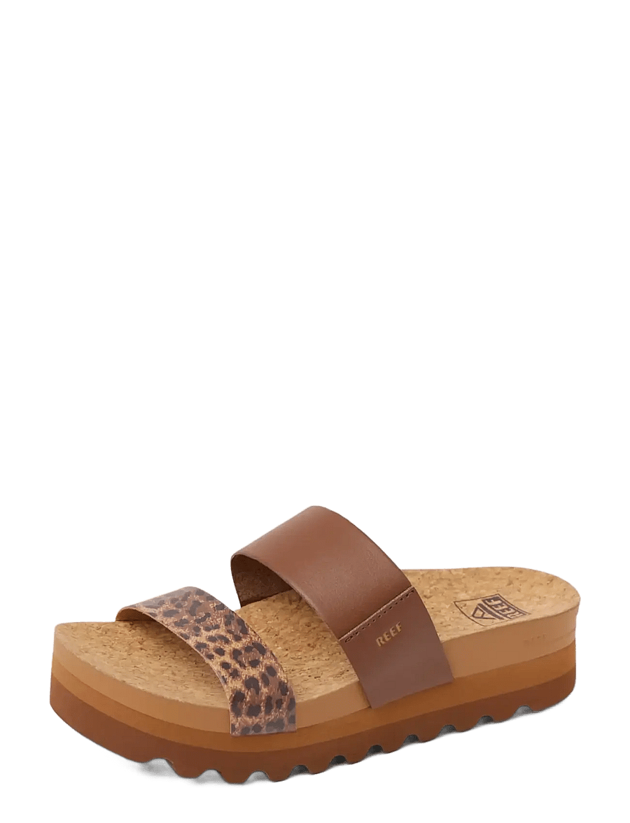 REEF - CUSHION VISTA HI - lässige sandalen - brown/leopard - 2