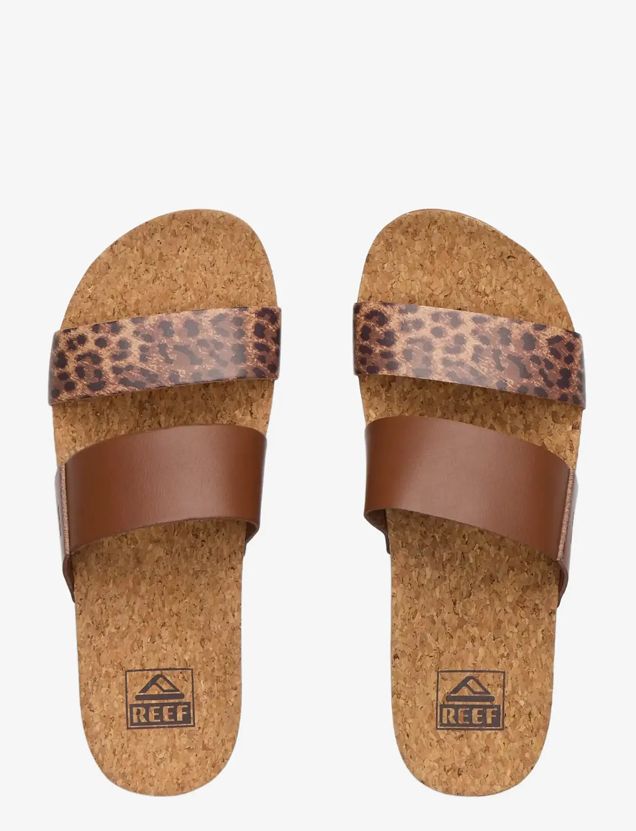 REEF - CUSHION VISTA HI - casual sandals - brown/leopard - 3