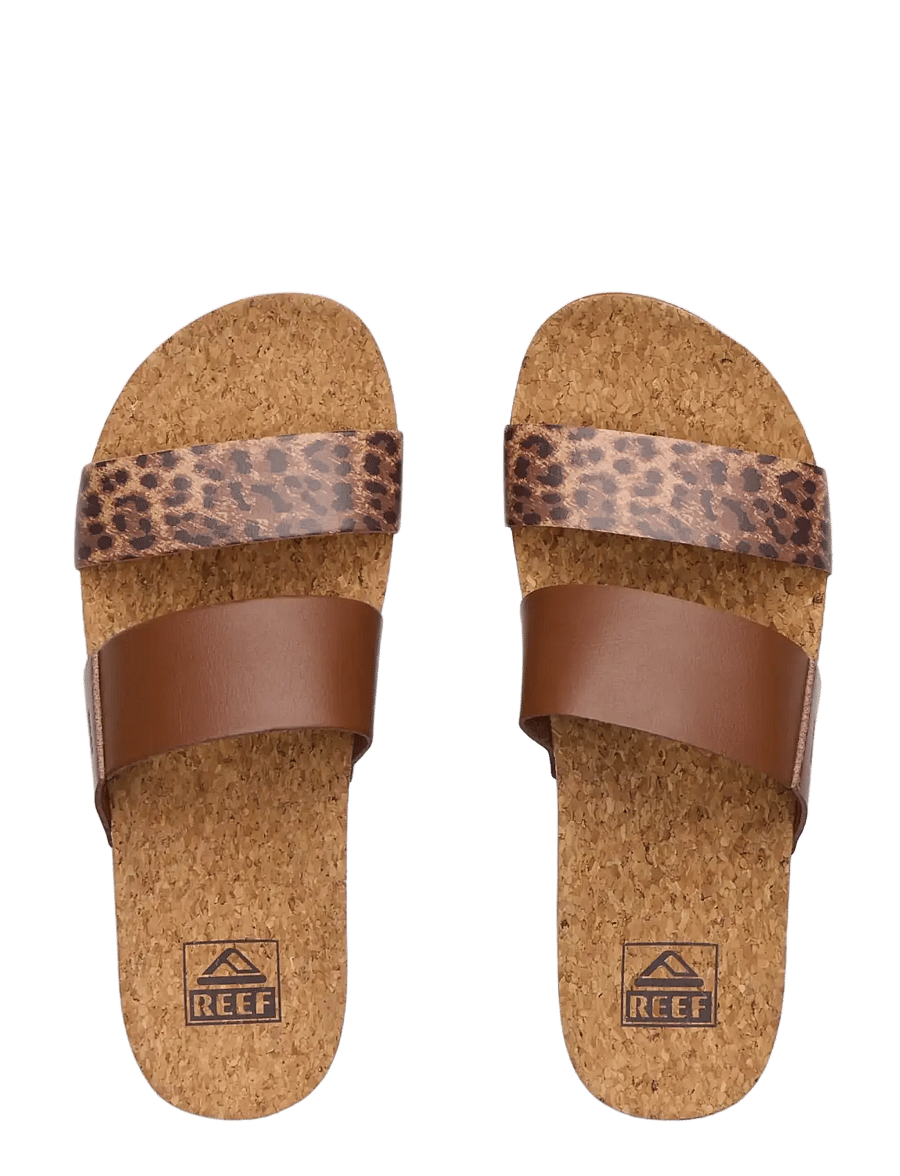 REEF - CUSHION VISTA HI - lässige sandalen - brown/leopard - 3