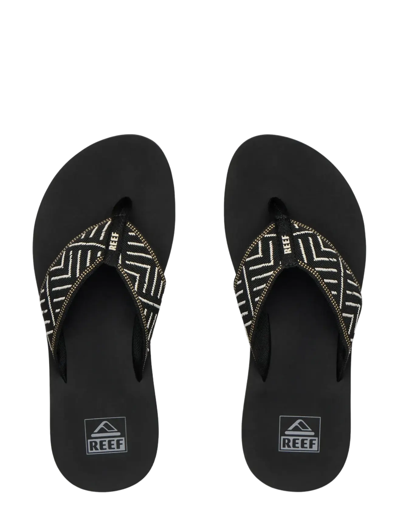REEF - REEF SPRING WOVEN - shoes - black/cream - 3