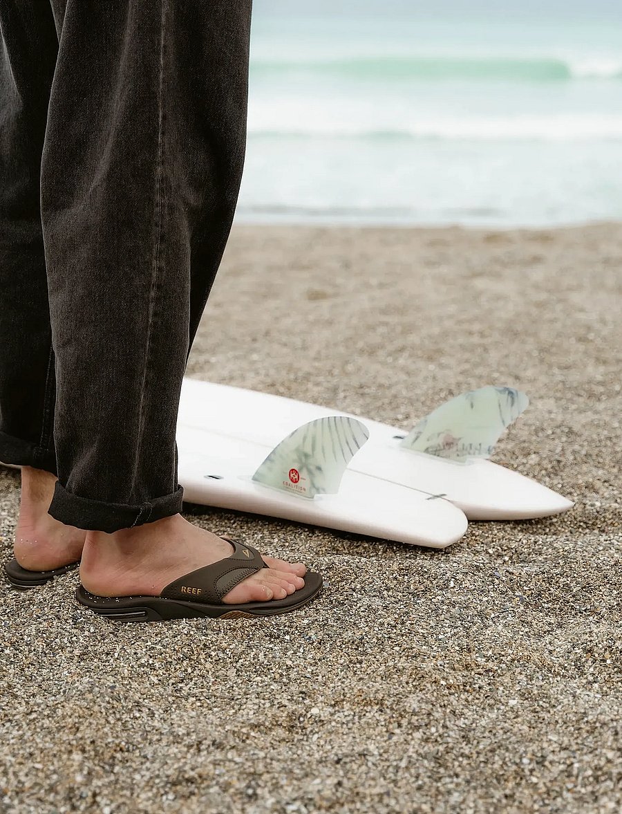 REEF - FANNING - sandalen & hausschuhe - brown/gum - 0