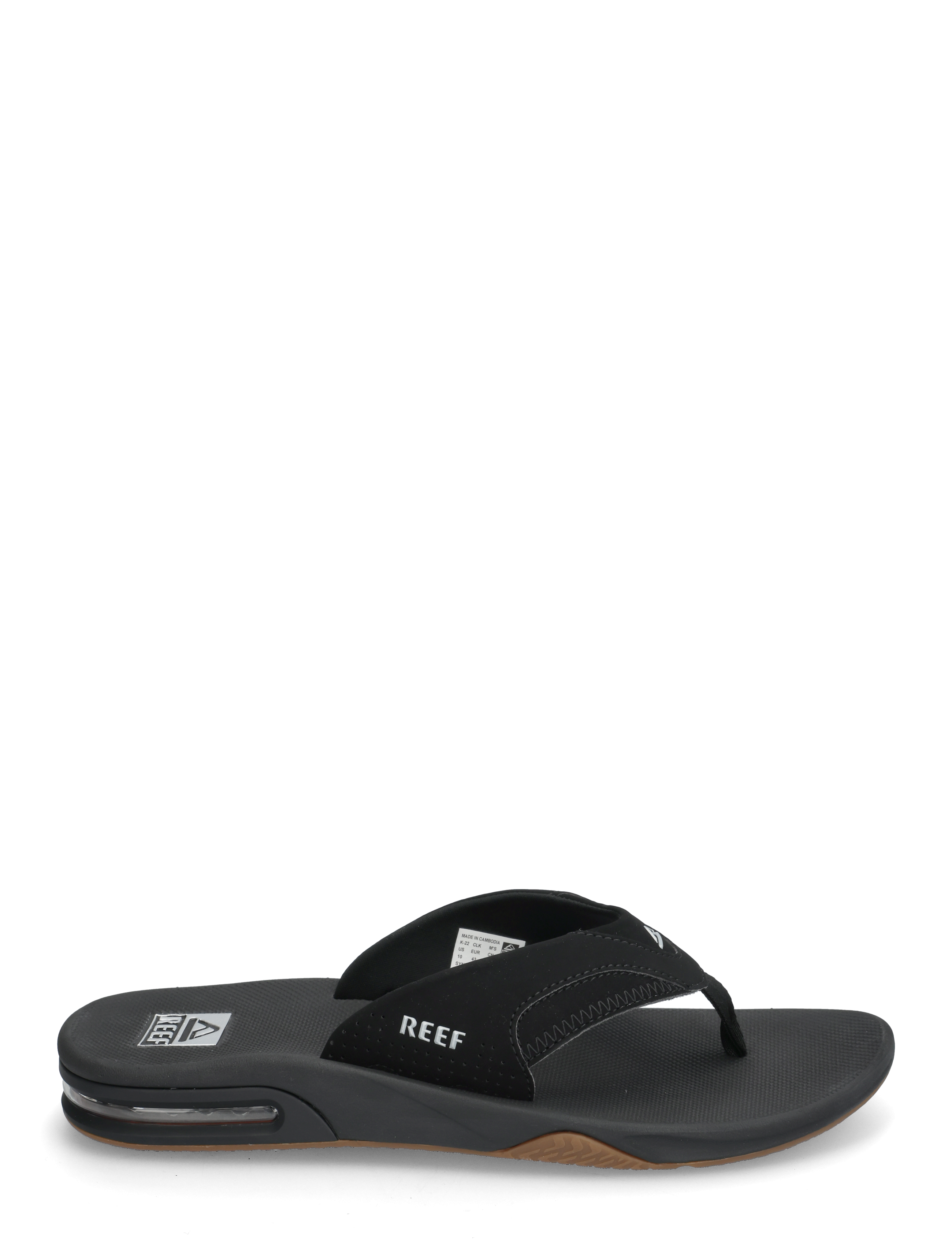 REEF - FANNING - sandals & slippers - black/silver - 2