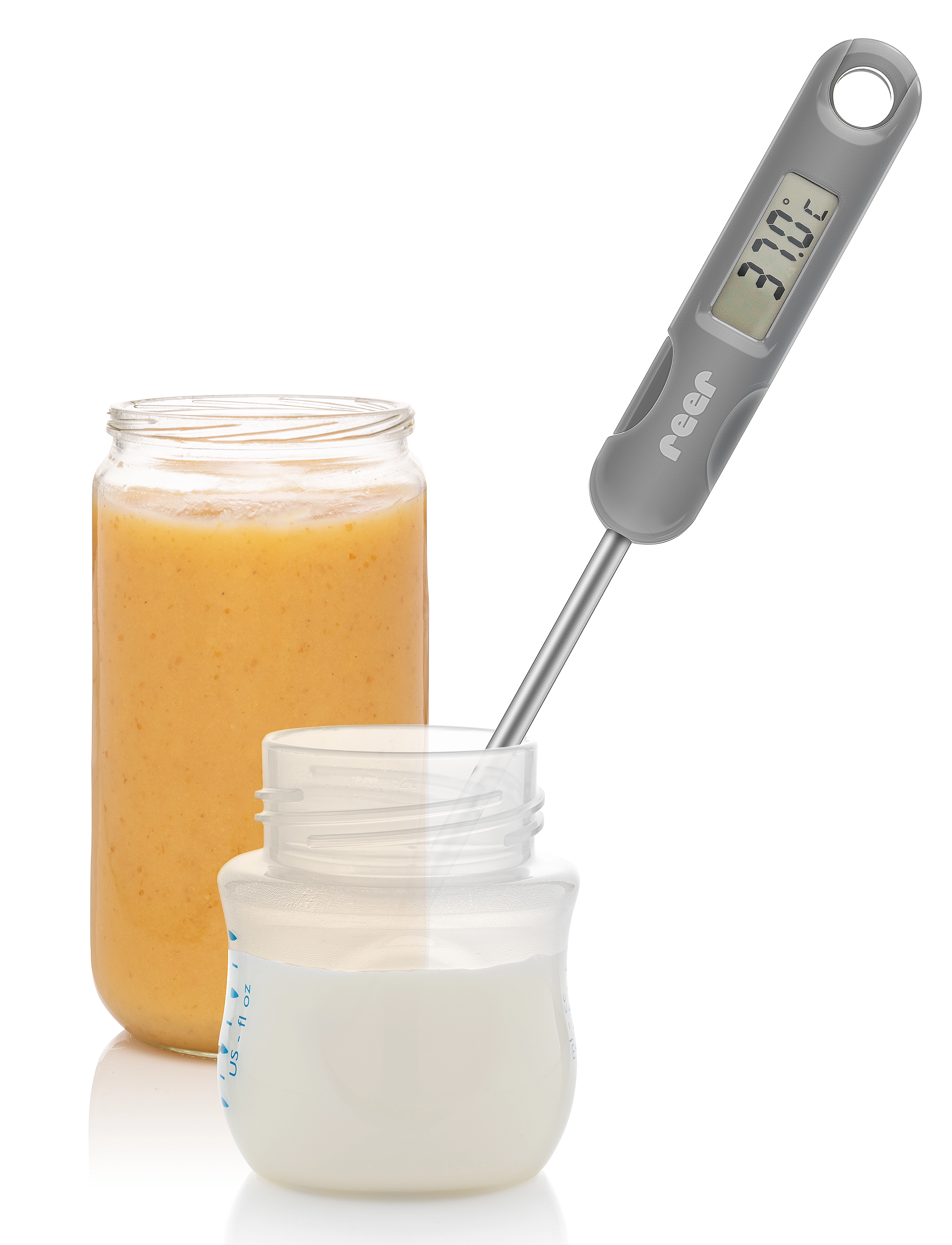 Reer - FoodTemp digital bottle thermometer - termometer - grey - 3