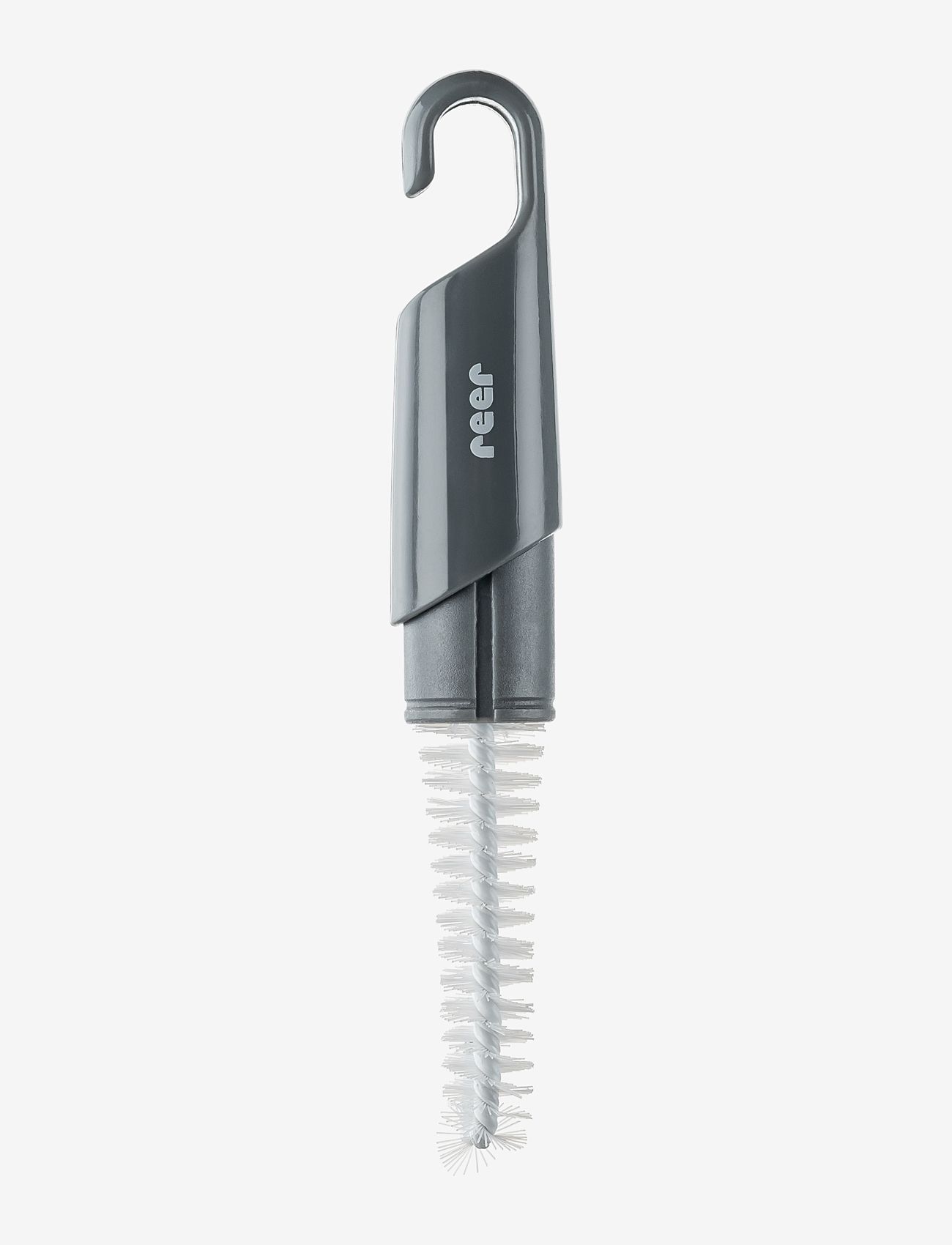 Reer - Bottle and teat brush with cleaning sponge - grey - 3