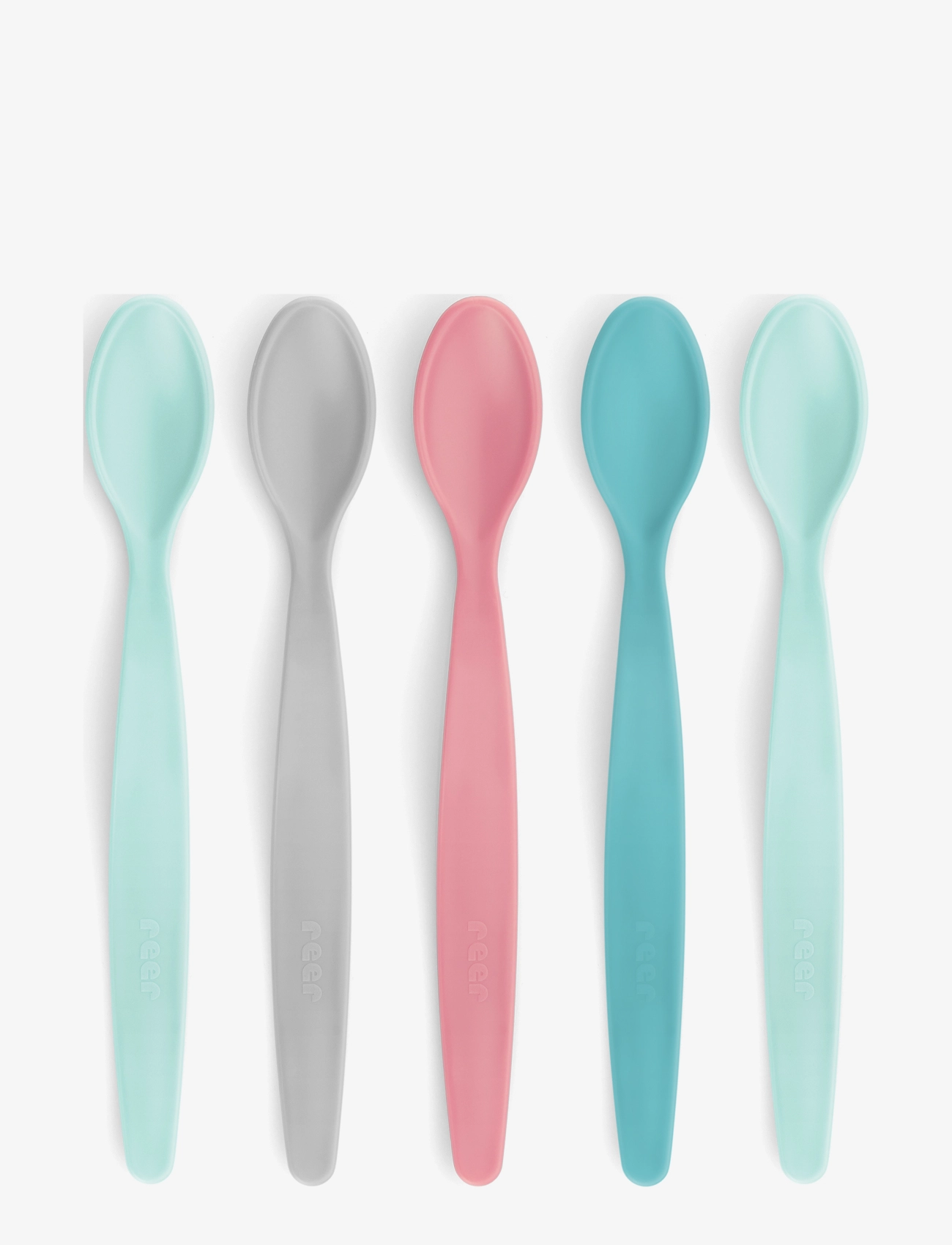 Reer Baby Feeding Spoon, Baby Ske, Multi/mønstret, Str: ONE SIZE