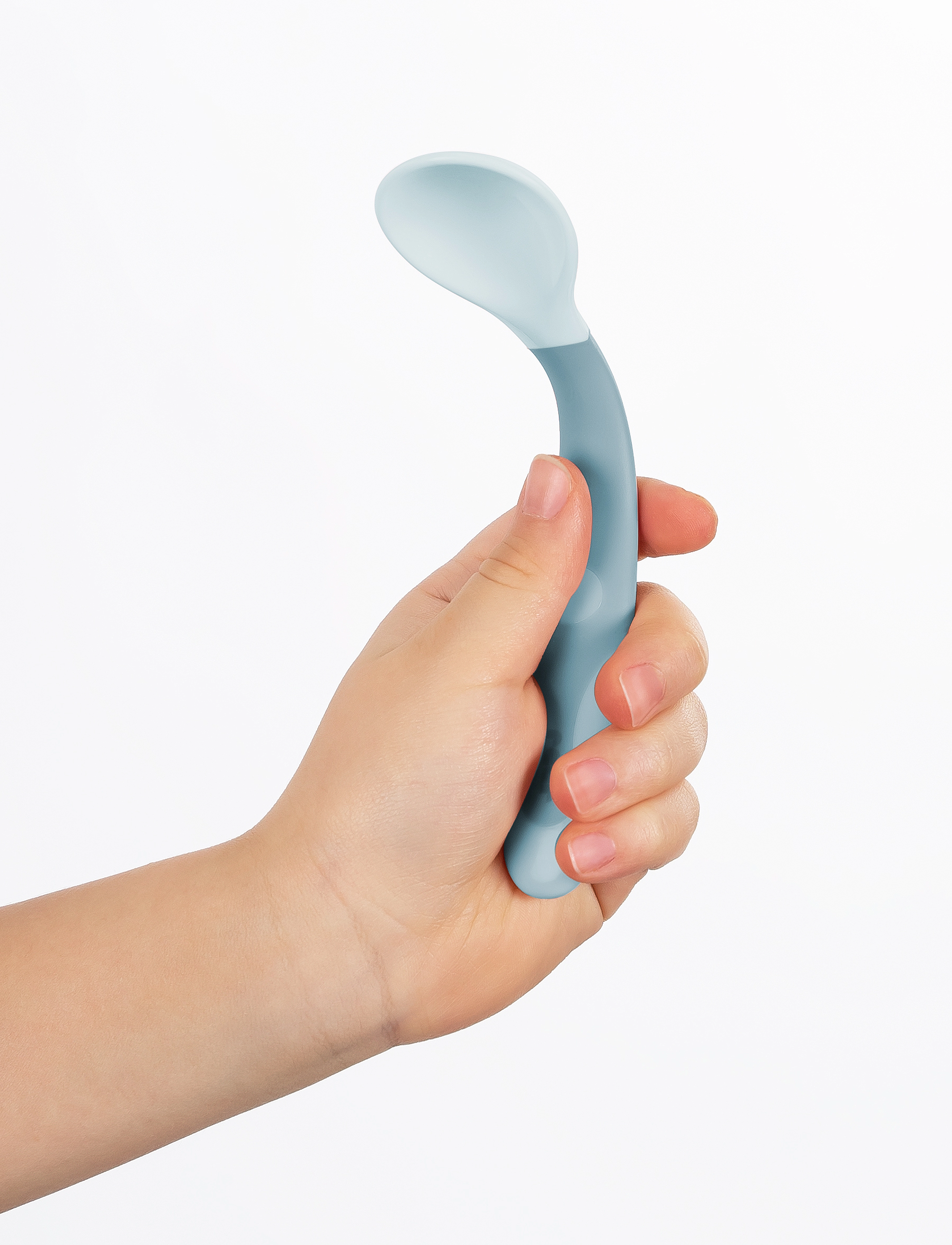 Reer - Flexible  baby cutlery - Blue - blue - 1