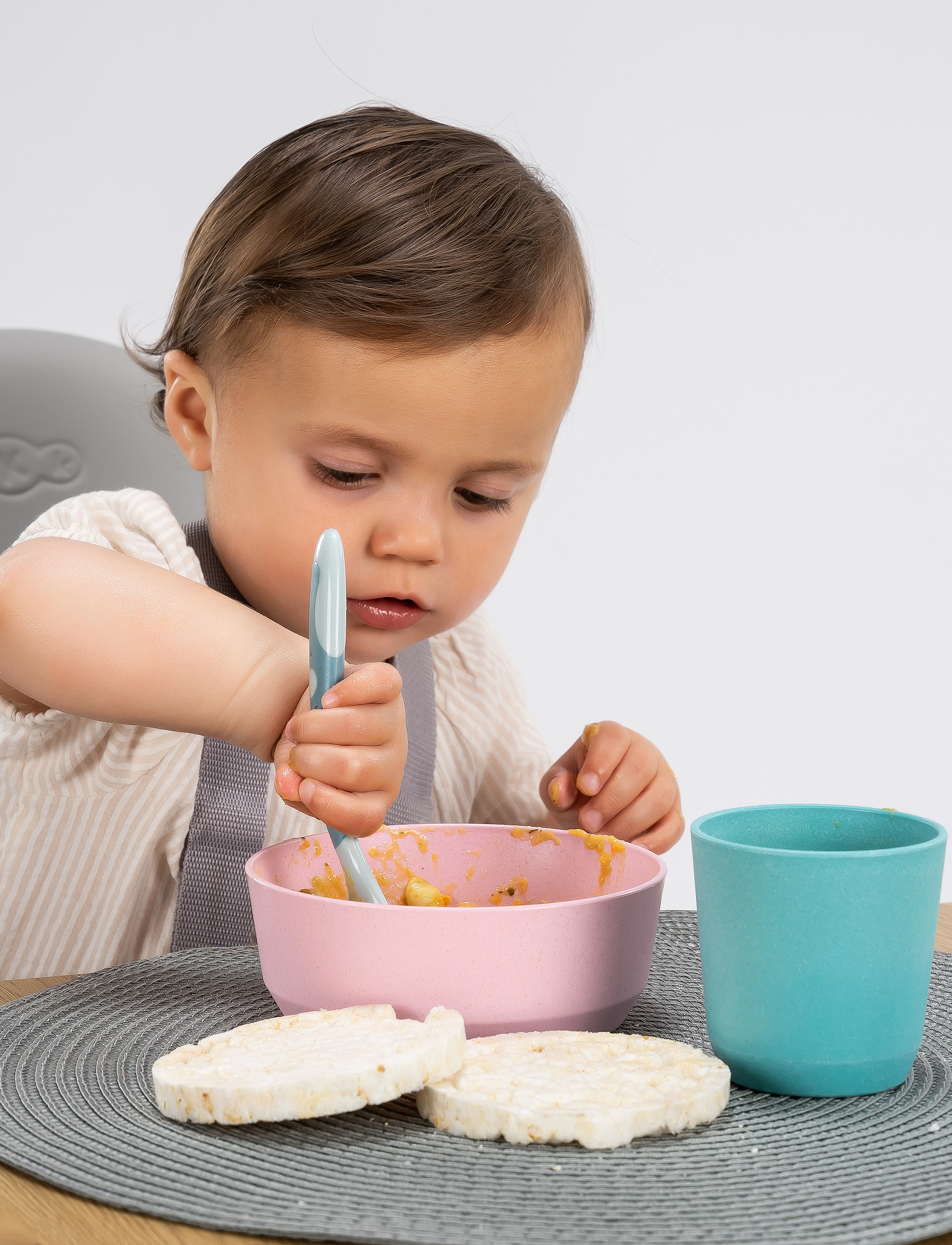 Reer - Flexible  baby cutlery - Blue - blue - 2