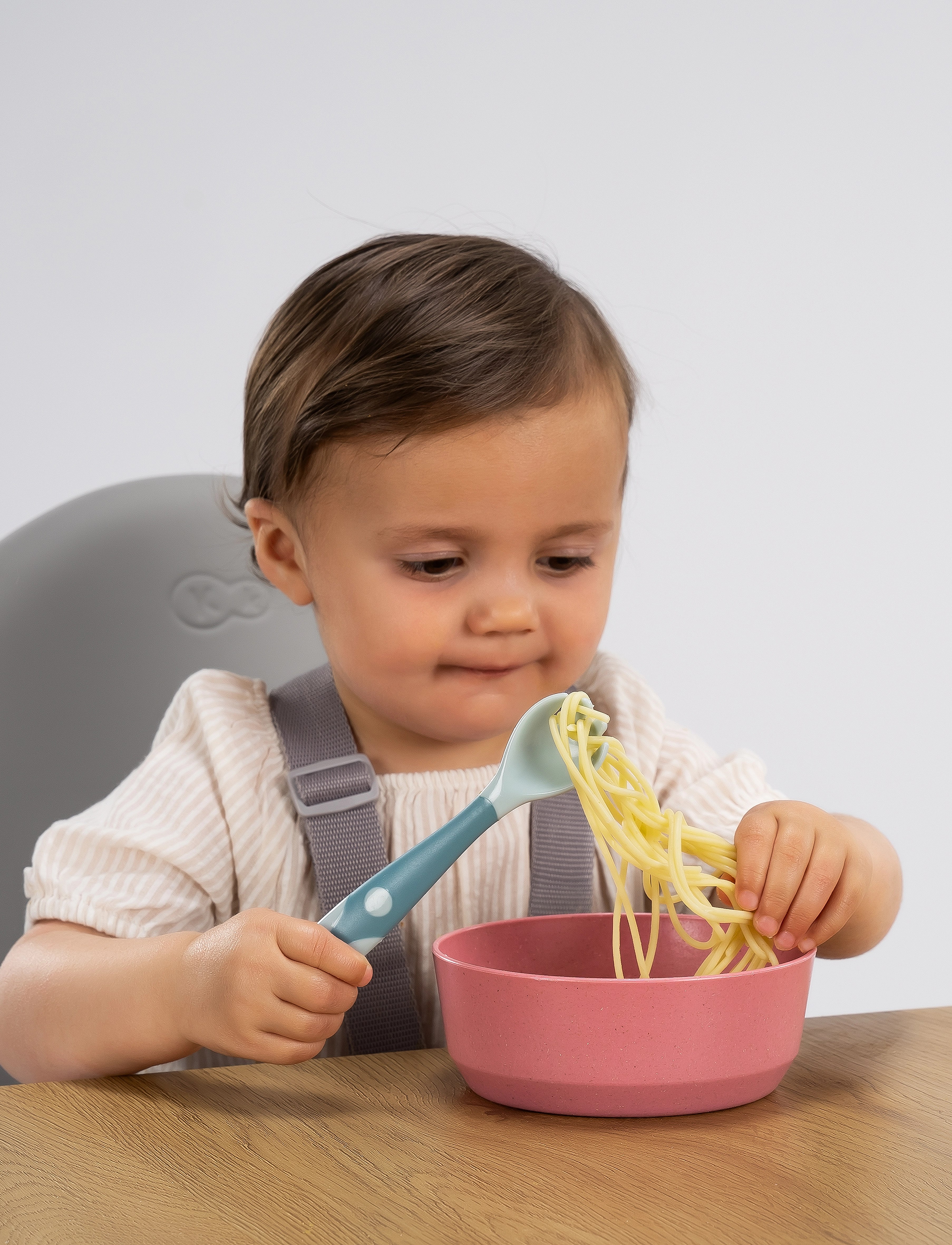 Reer - Flexible  baby cutlery - Blue - blue - 3