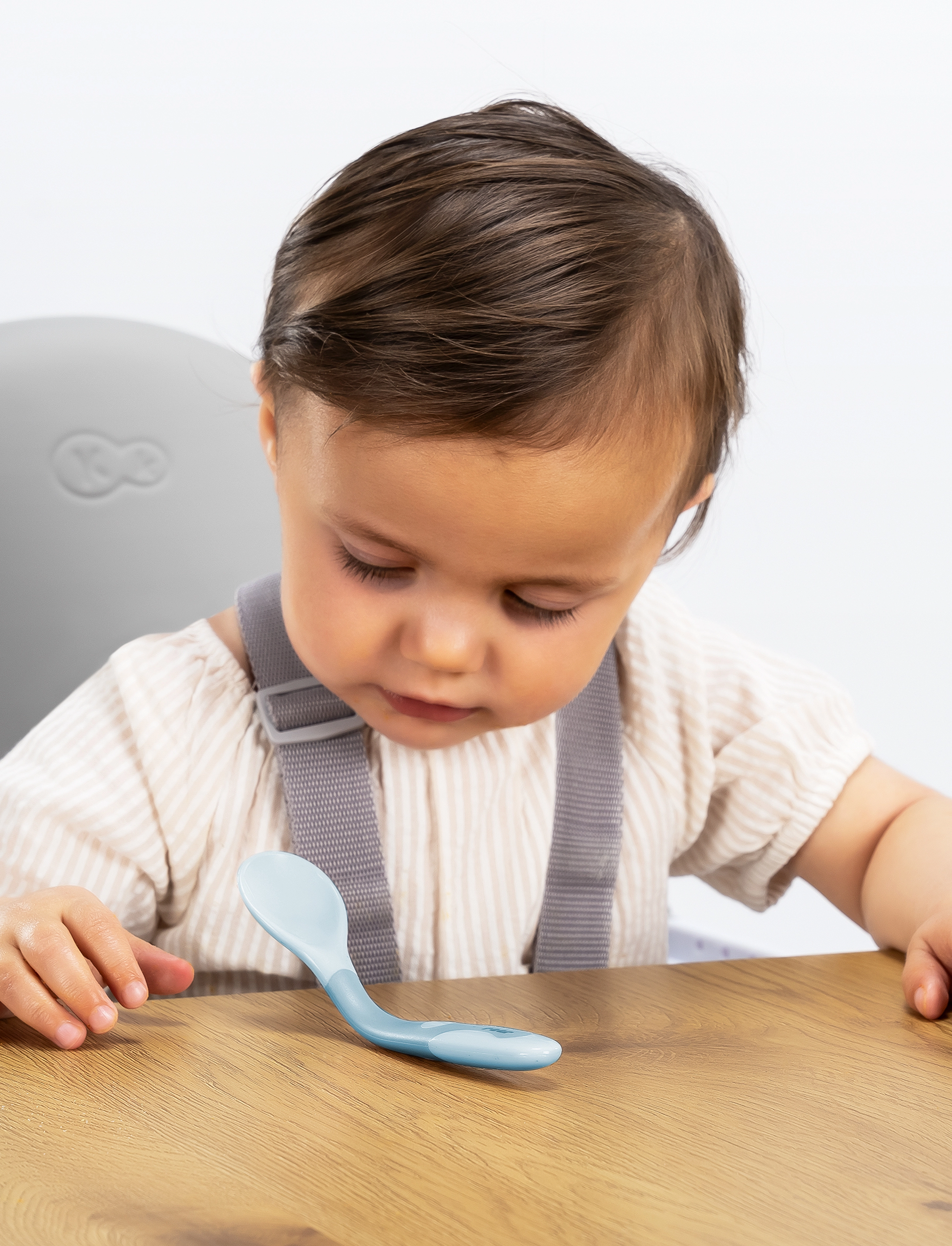 Reer - Flexible  baby cutlery - Blue - blue - 4