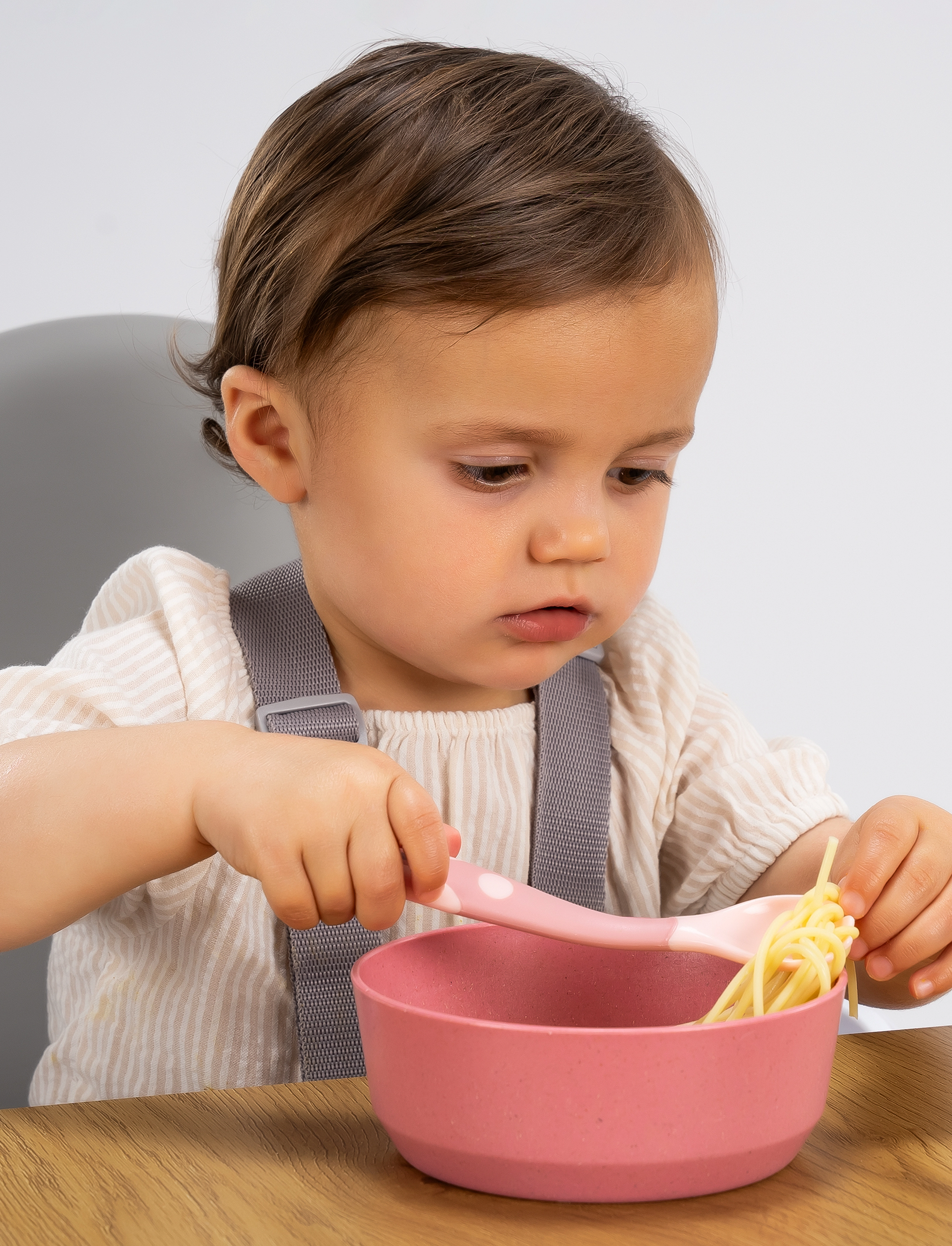 Reer - Flexible  baby cutlery - Pink - pink - 3