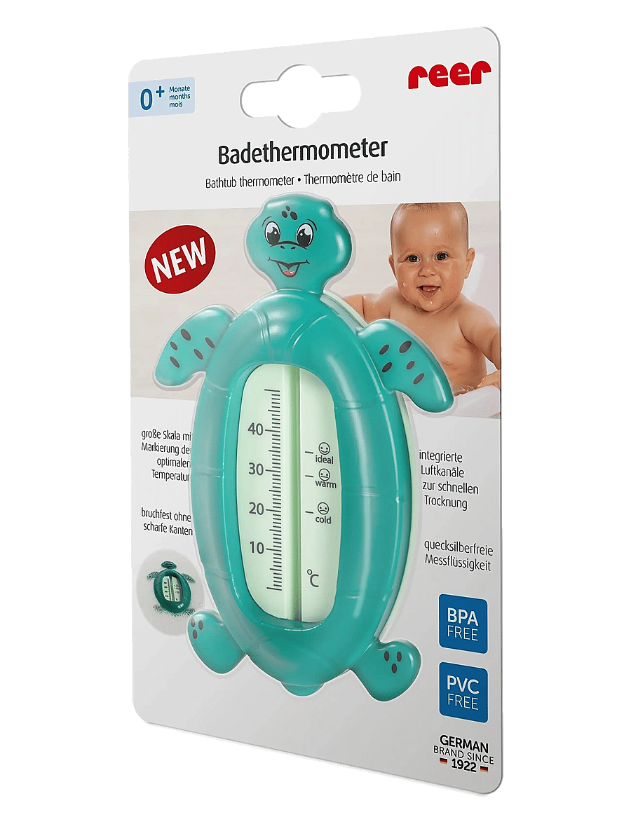 Reer - Bath thermometer turtle - termomeetrid - green - 2