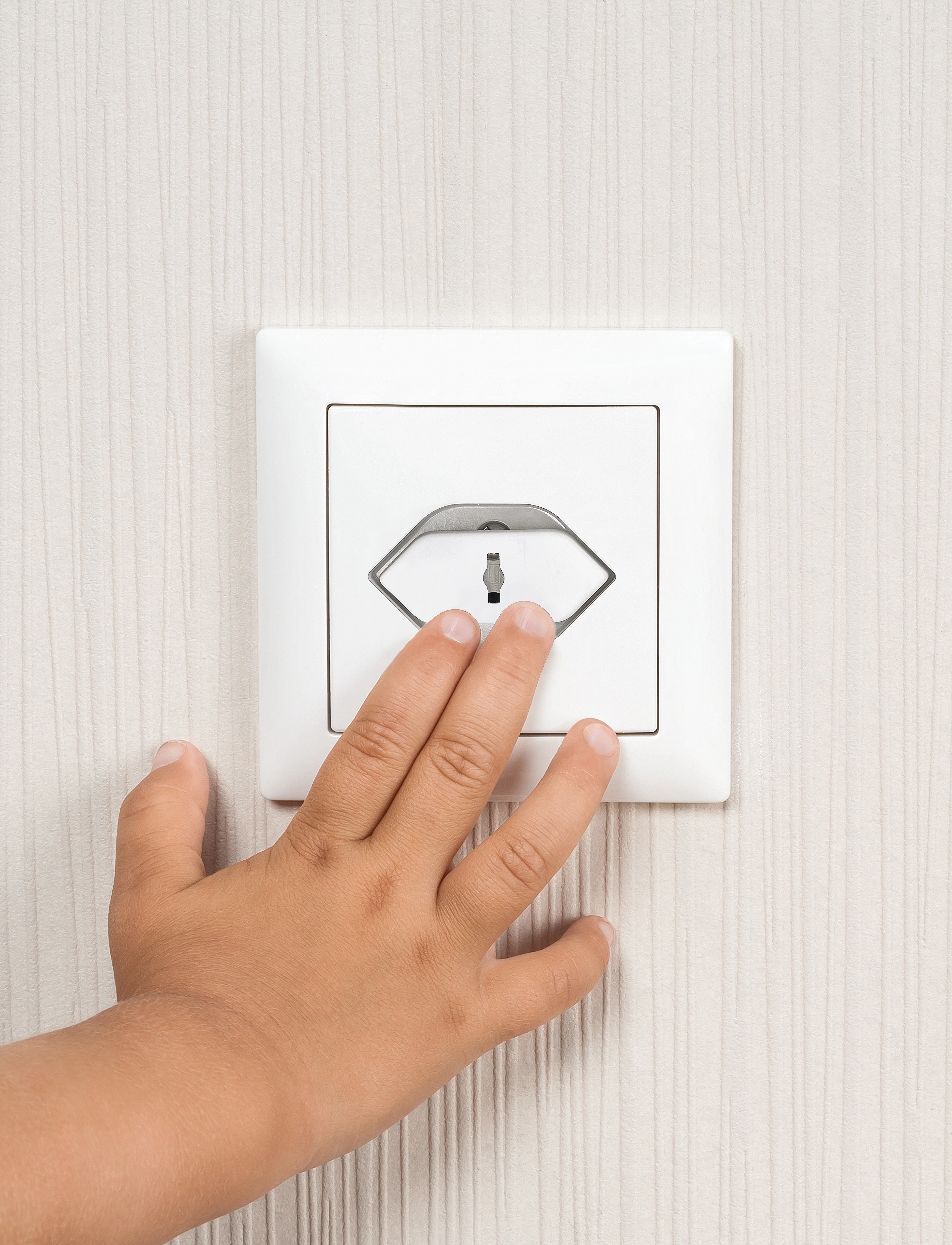 Reer - Socket cover, Switzerland, 8 pieces - white - 2