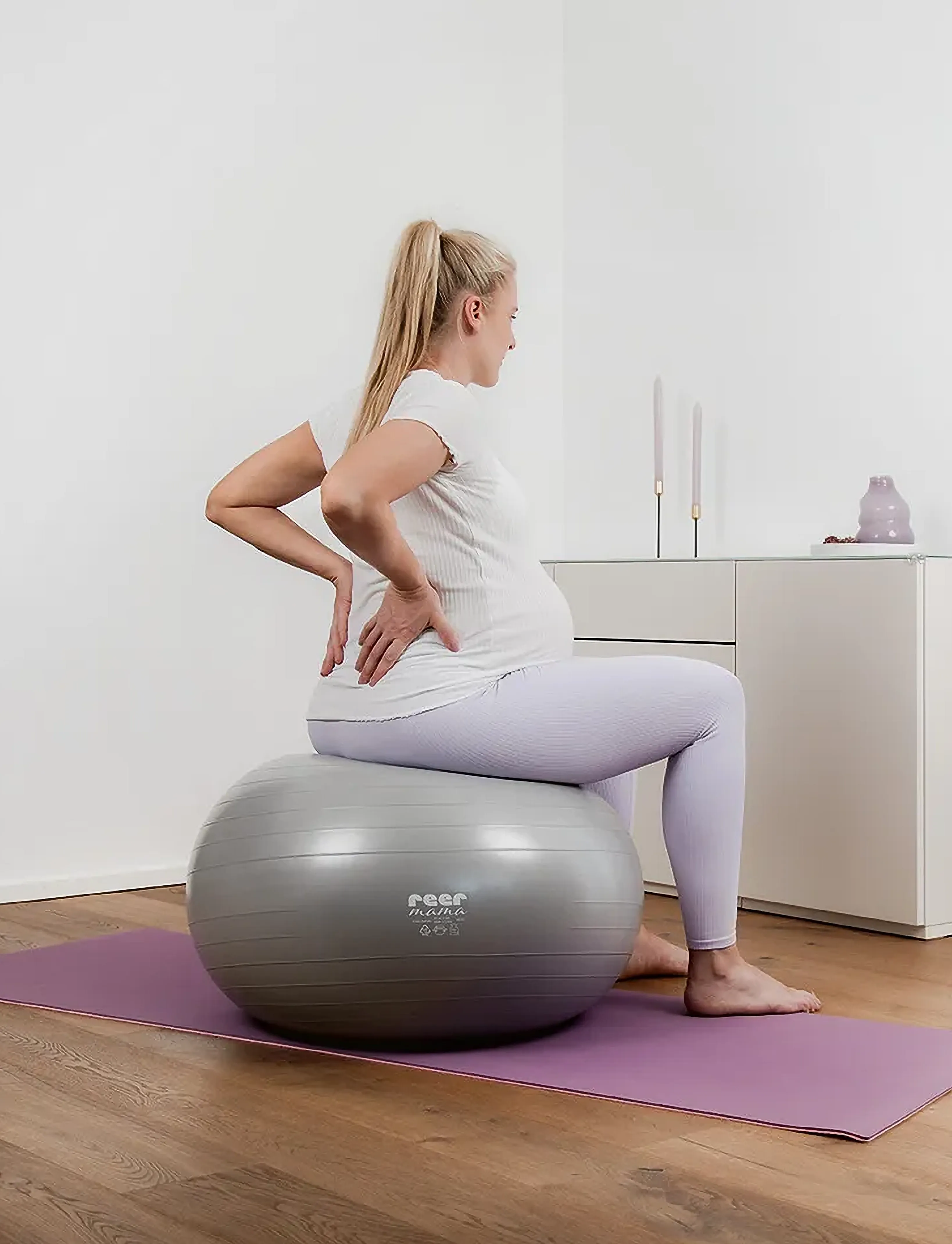 Reer - reer mama Exercise ball - grey - 5