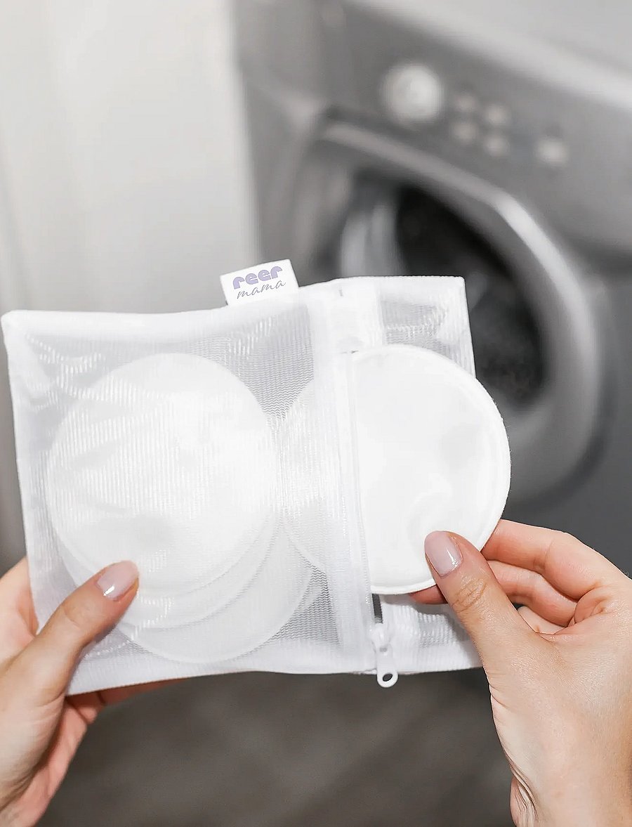 Reer - reer mama Washable nursing pads - white - 5