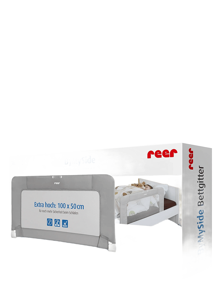 Reer - ByMySide bed rail, 100 cm - grey - 2