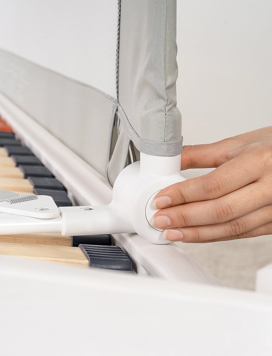 Reer - ByMySide bed rail, 100 cm - grey - 3