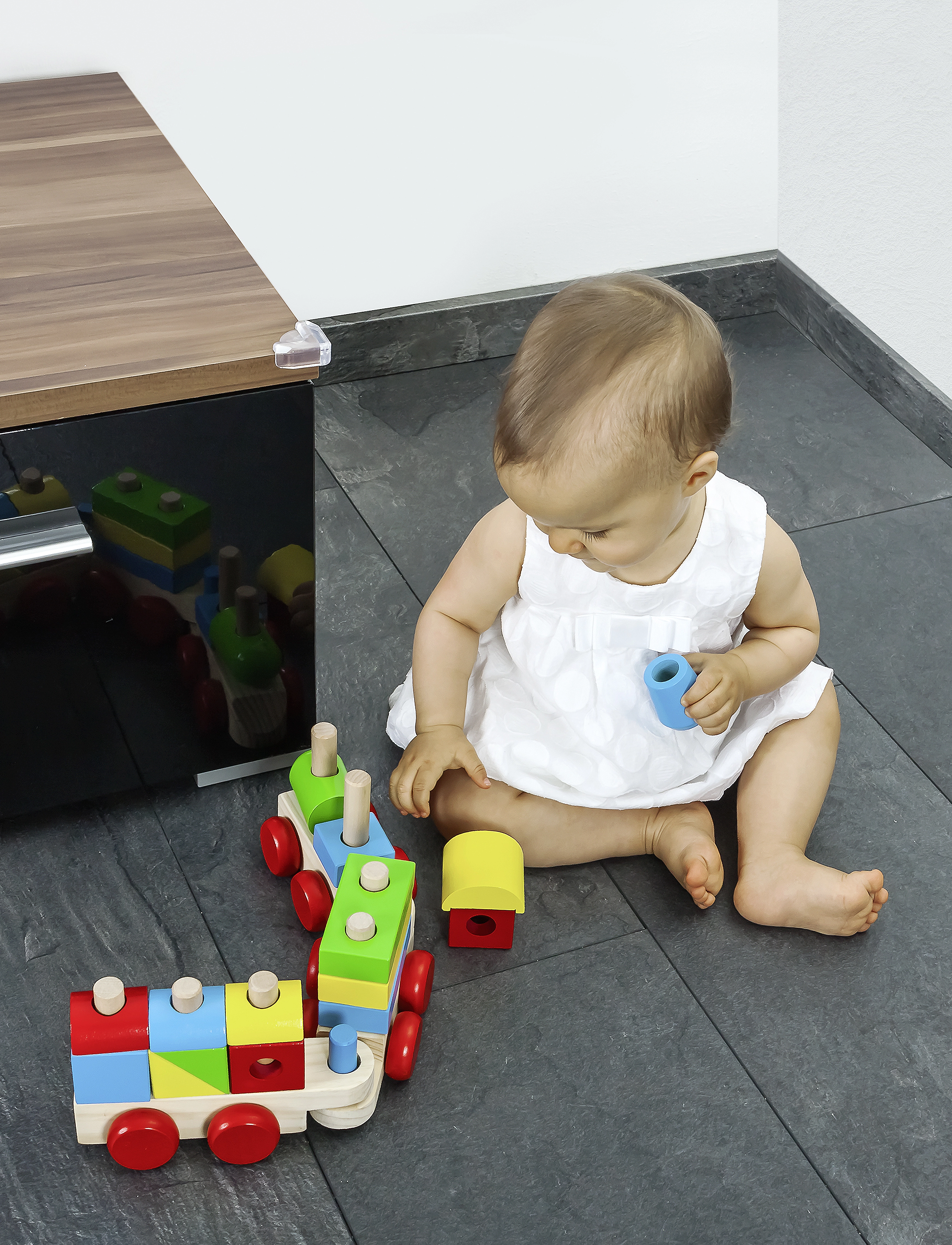 Reer Corner Protector, One Size, Care & Hygiene, Grau - Baby Safety, Kinder