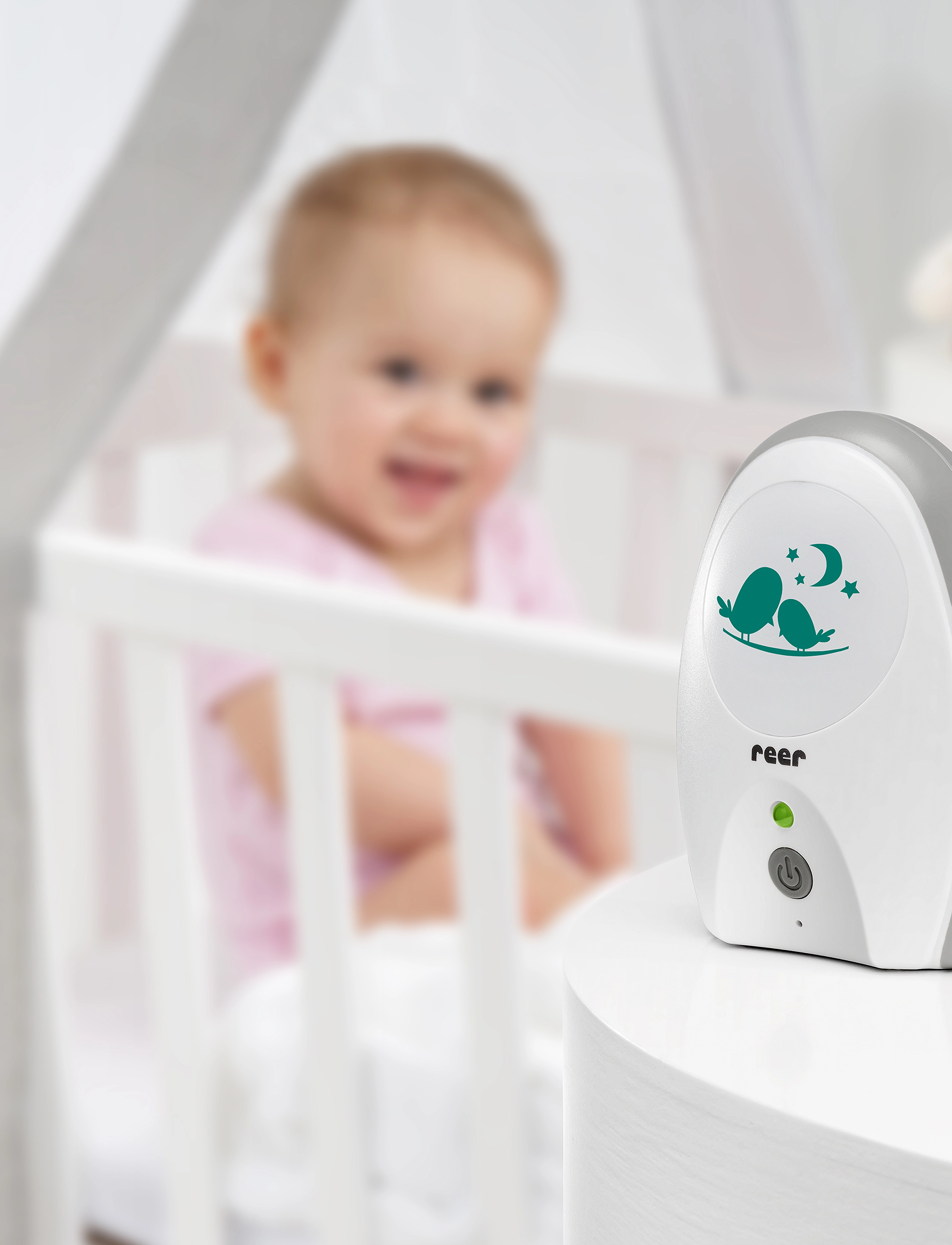 Reer Neo Digital Baby Monitor, One Size, Care & Hygiene, Weiß - Safety, Kinder