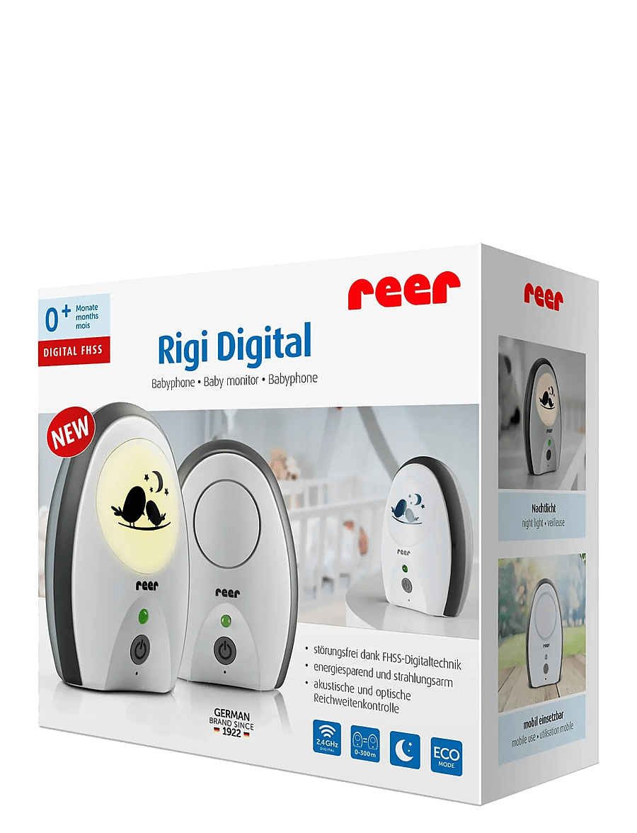 Reer - Rigi Digital baby monitor - babyphone - white - 2