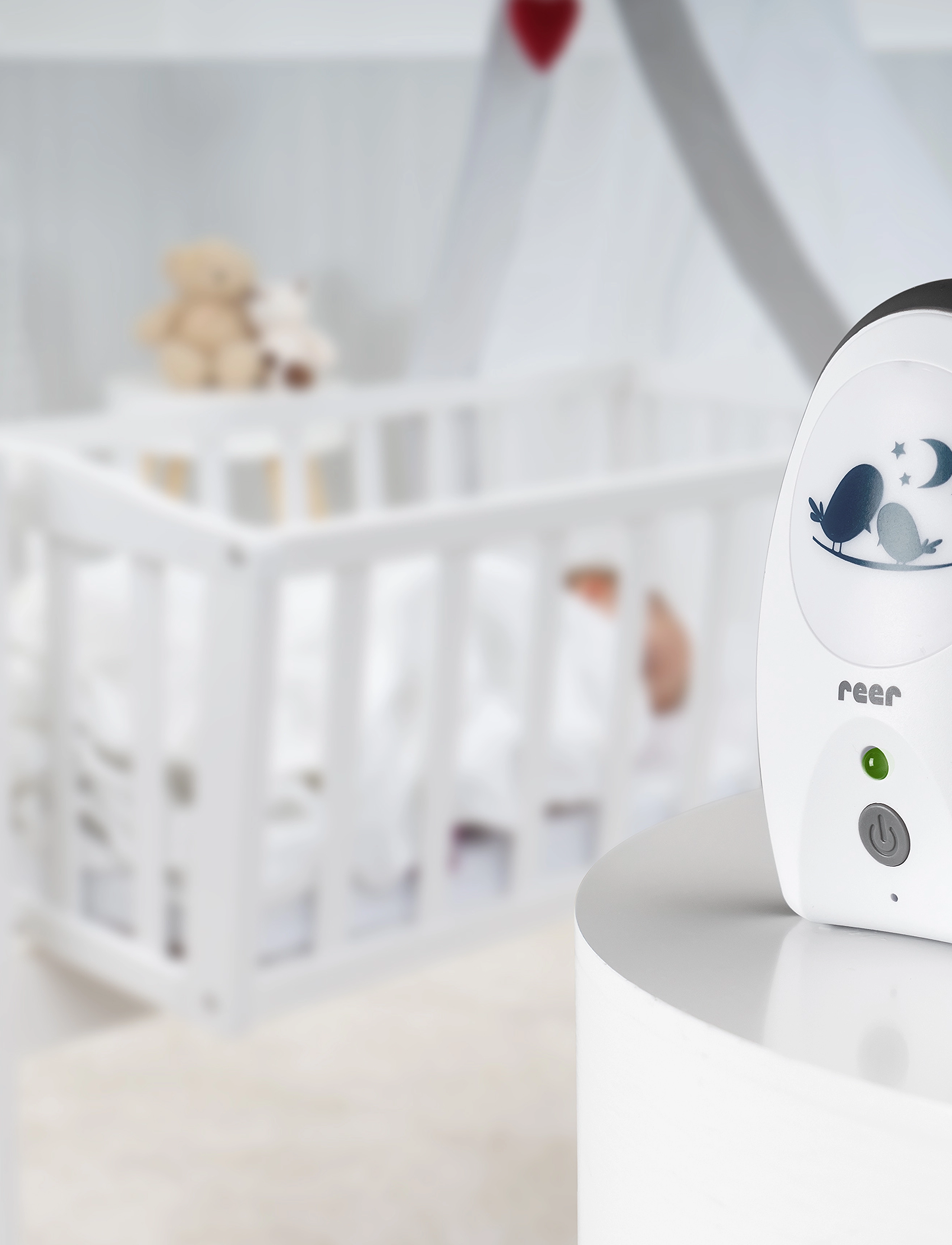 Reer Rigi Digital Baby Monitor, One Size, Care & Hygiene, Weiß - Safety, Kinder