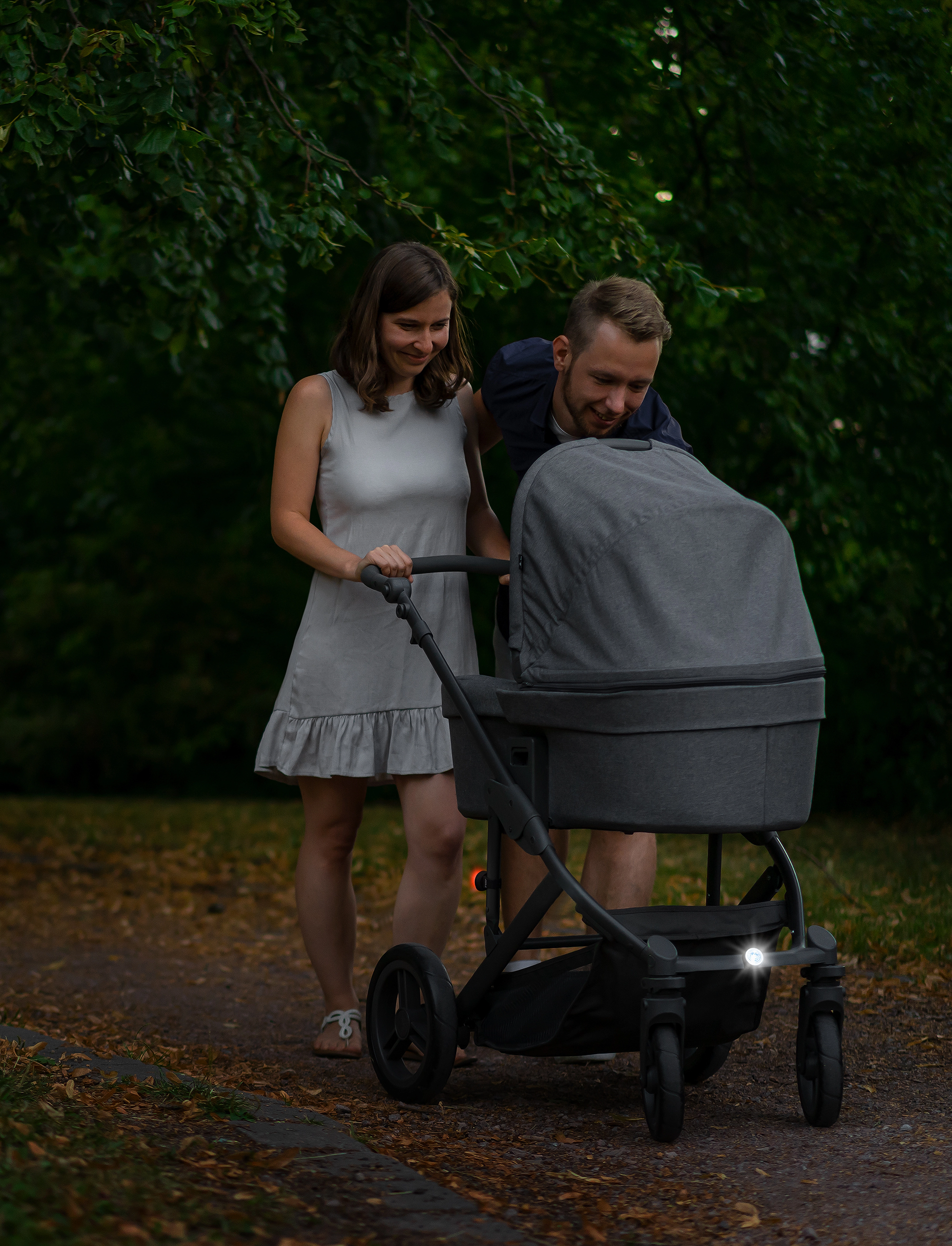 Reer - Light&Go Duo stroller light set of 2 - vauvan turvallisuus - black - 3