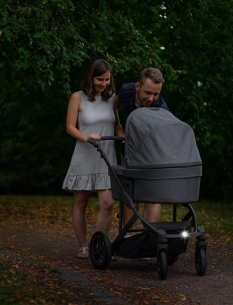 Reer - Light&Go Duo stroller light set of 2 - black - 3