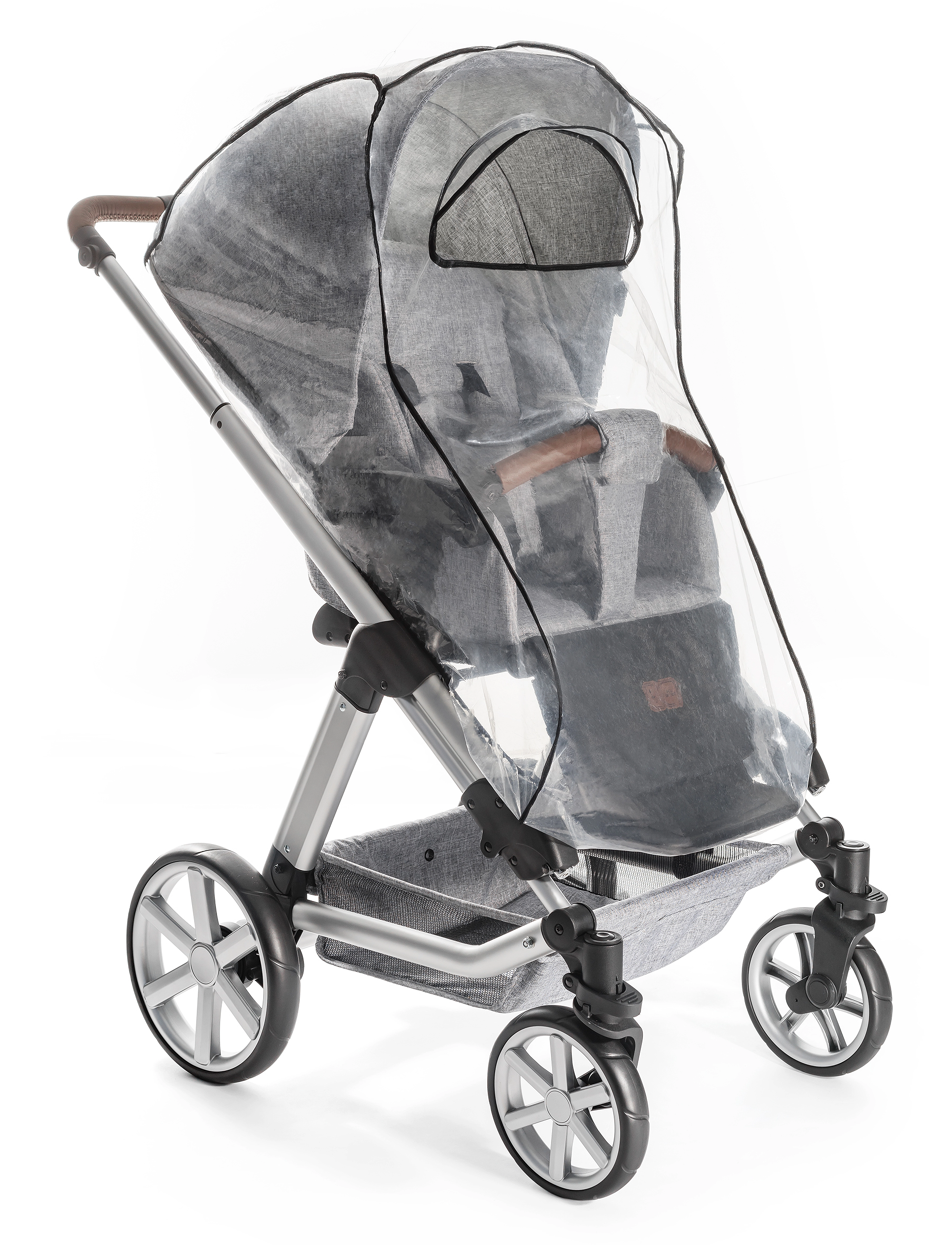 Reer - RainCover Classic Rain cover for combi-pushchairs - clear - 4