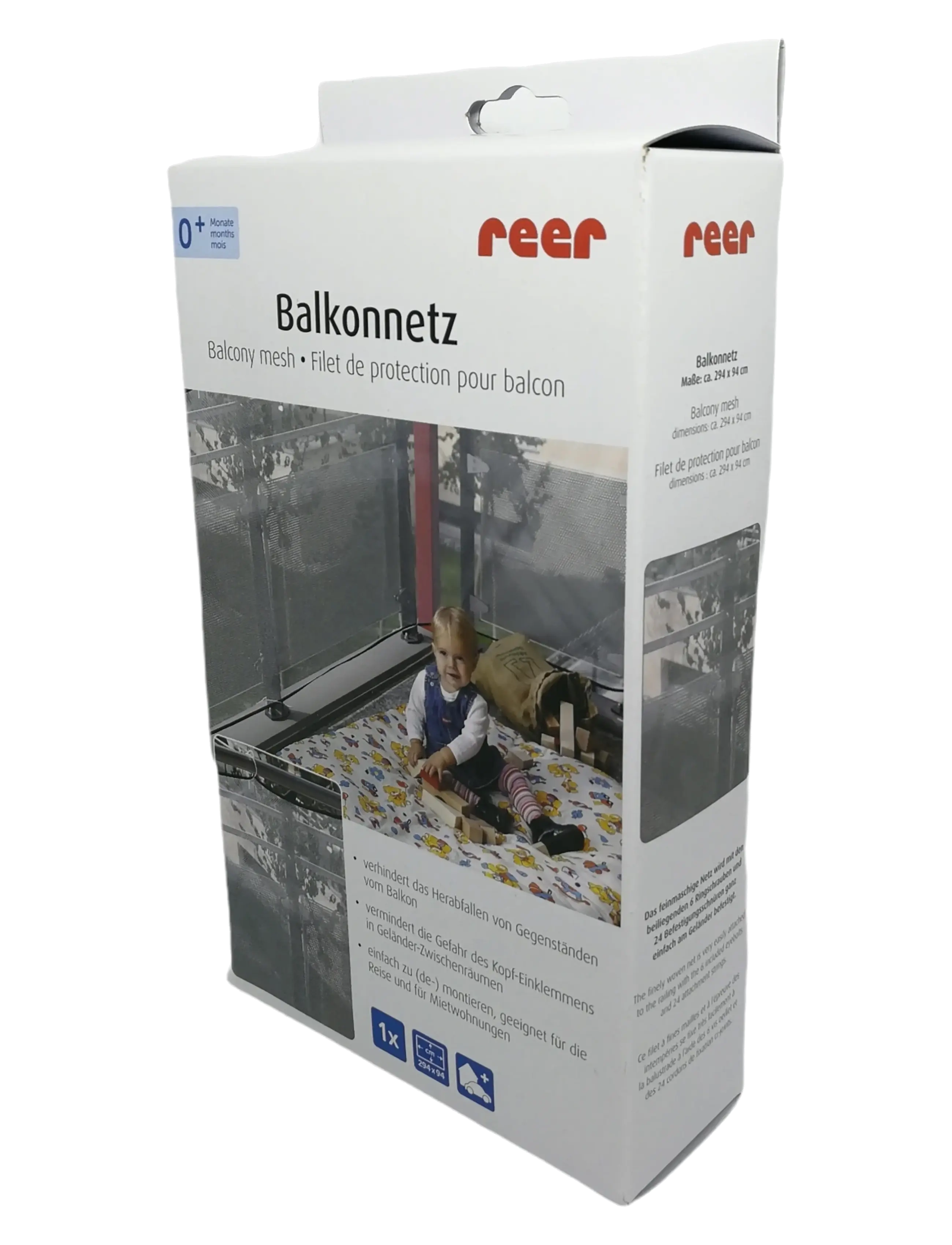Reer - Balcony net - alhaisimmat hinnat - grey - 1