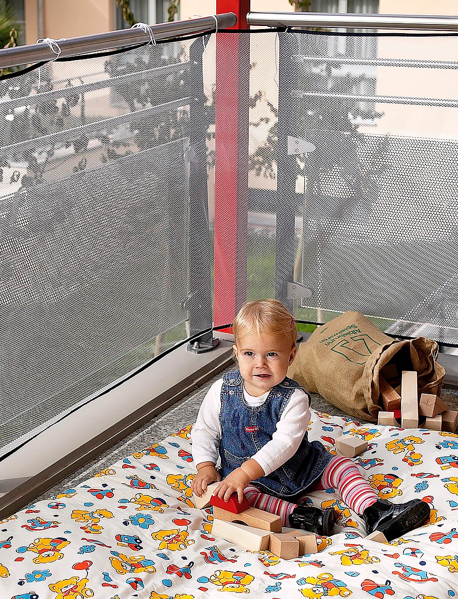 Reer - Balcony net - sicherheit zu hause - grey - 2