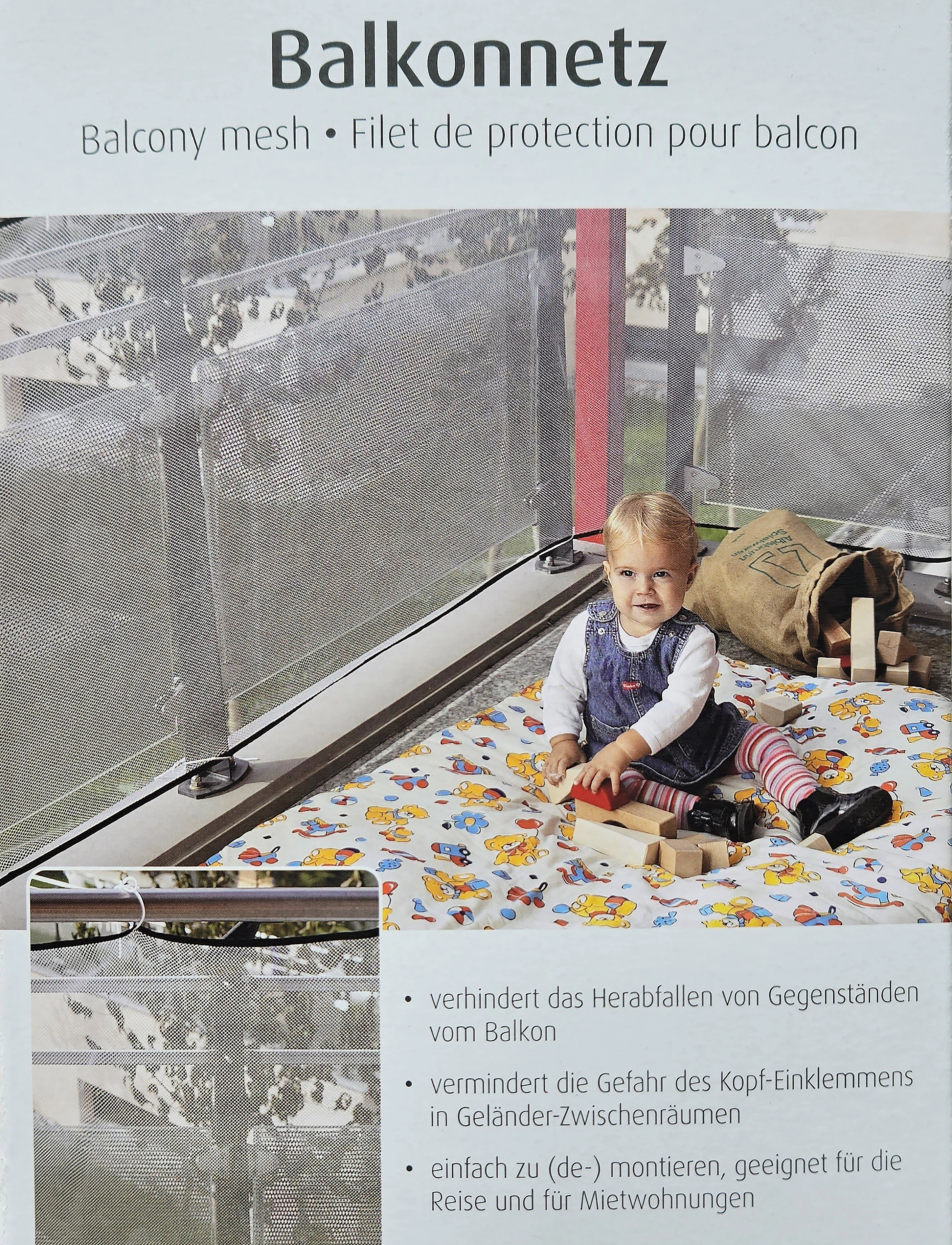 Reer - Balcony net - alhaisimmat hinnat - grey - 3